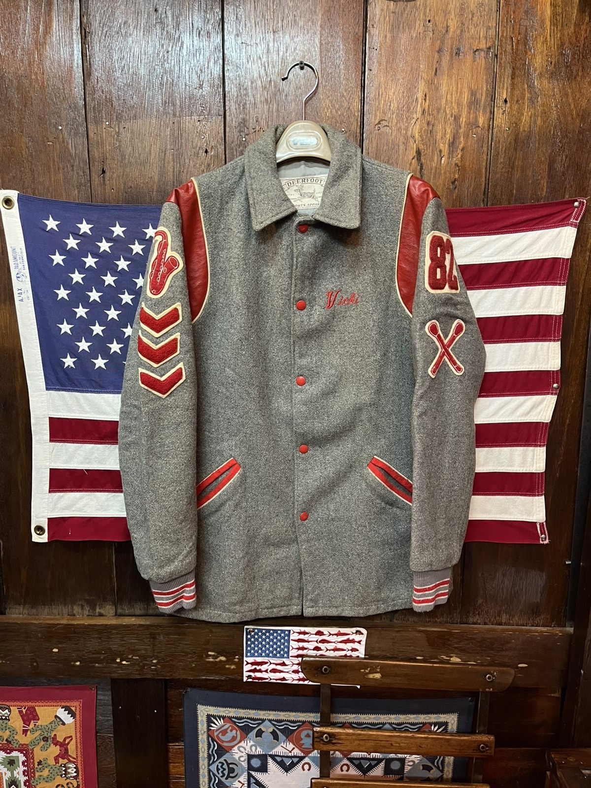 Other Vintage 1950’s Deerfoot Majorette Varsity Letterman Jacket Size US M / EU 48-50 / 2 - 1 Thumbnail