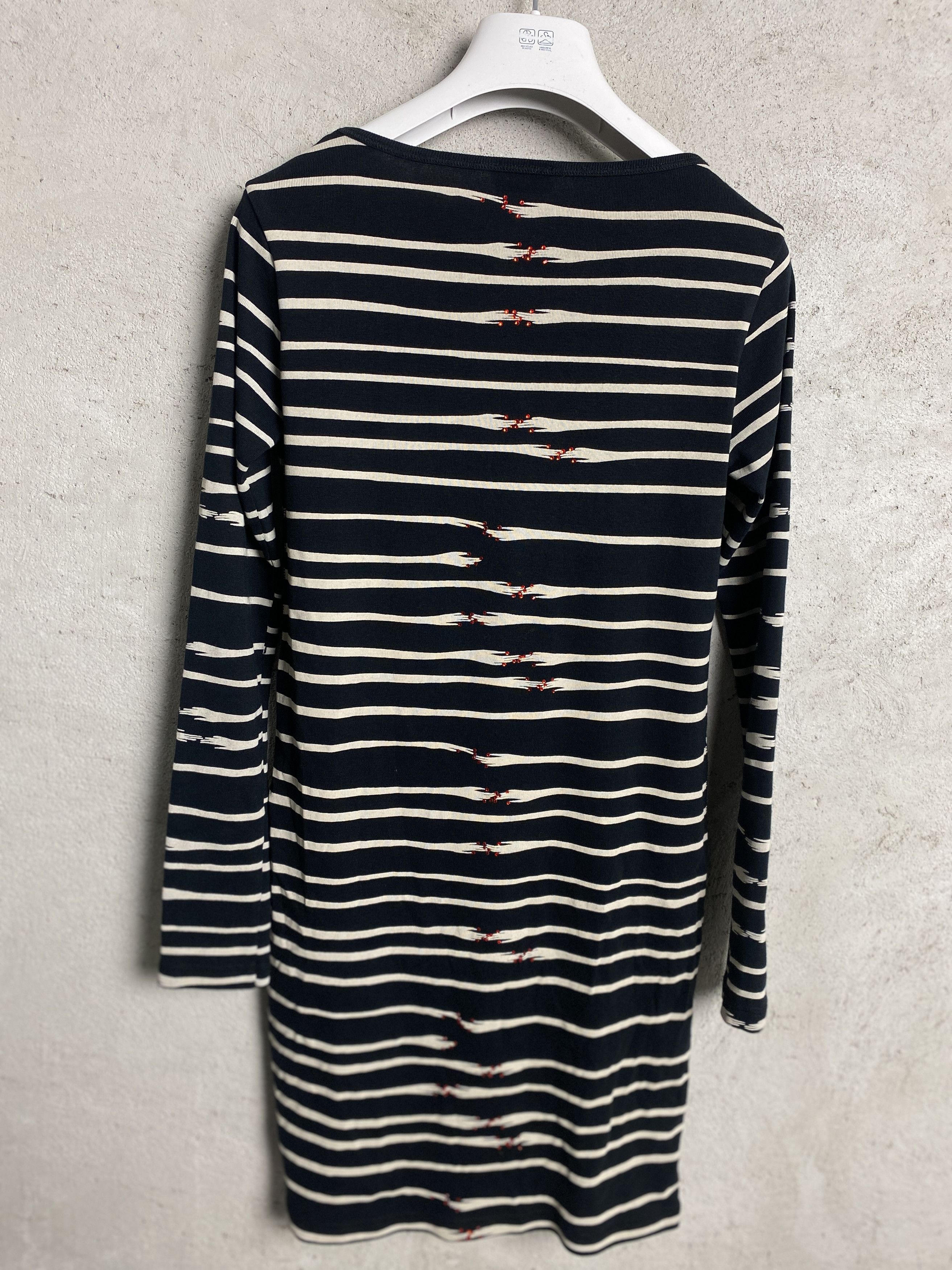 Sonia Rykiel Sonia by Sonia Rykiel striped printed midi dress casual Size XS / US 0-2 / IT 36-38 - 5 Thumbnail