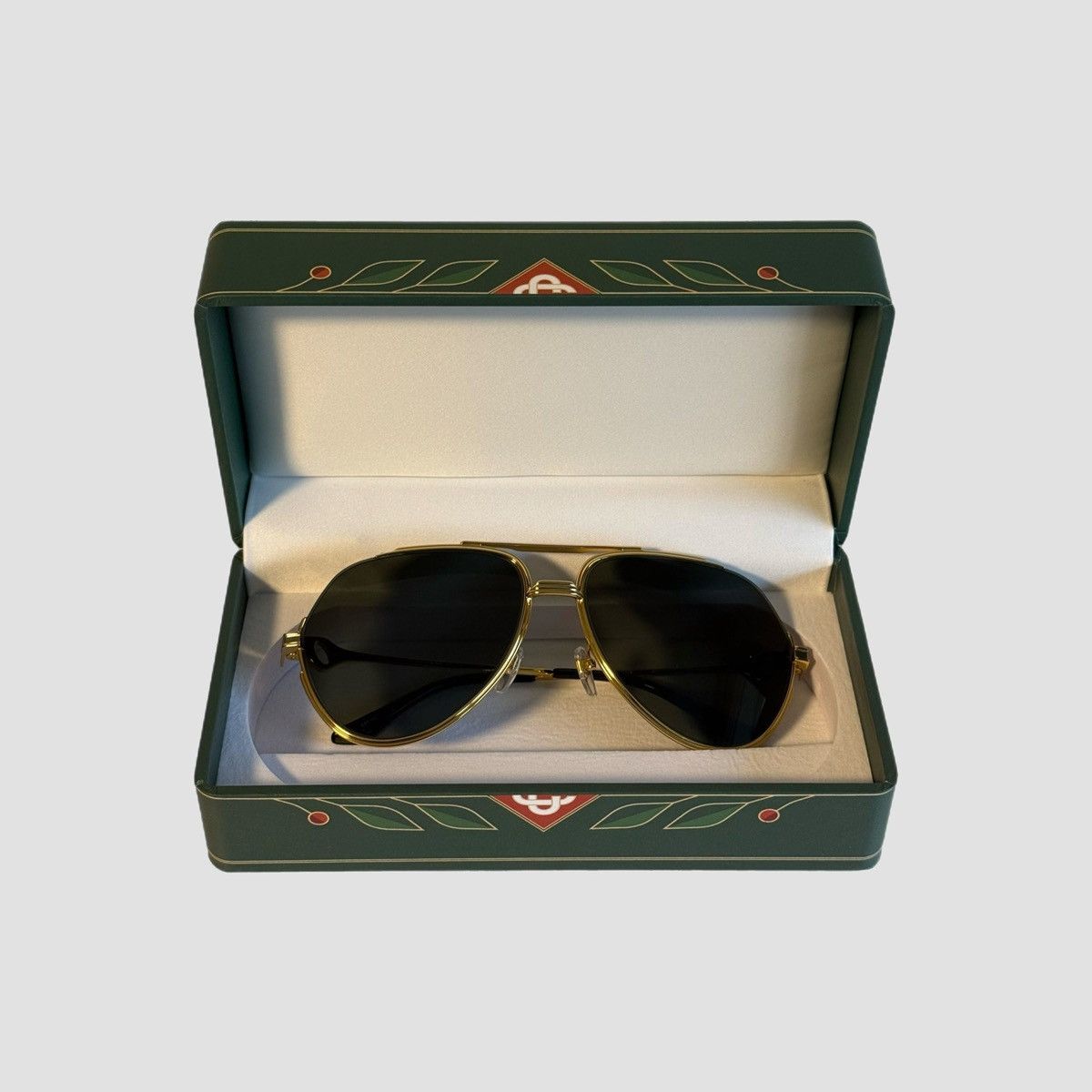 Casablanca Casablanca Stainless Steel Aviator Sunglasses Size ONE SIZE - 12 Thumbnail