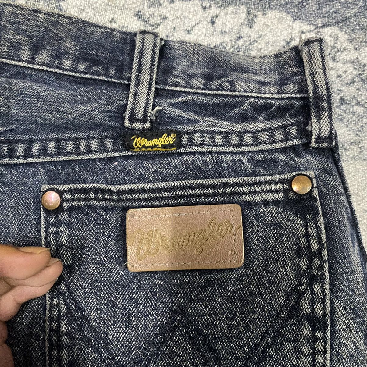 Vintage × Wrangler Vintage Wrangler Blue bell Faded Black Denim Jeans Size US 31 - 10 Thumbnail