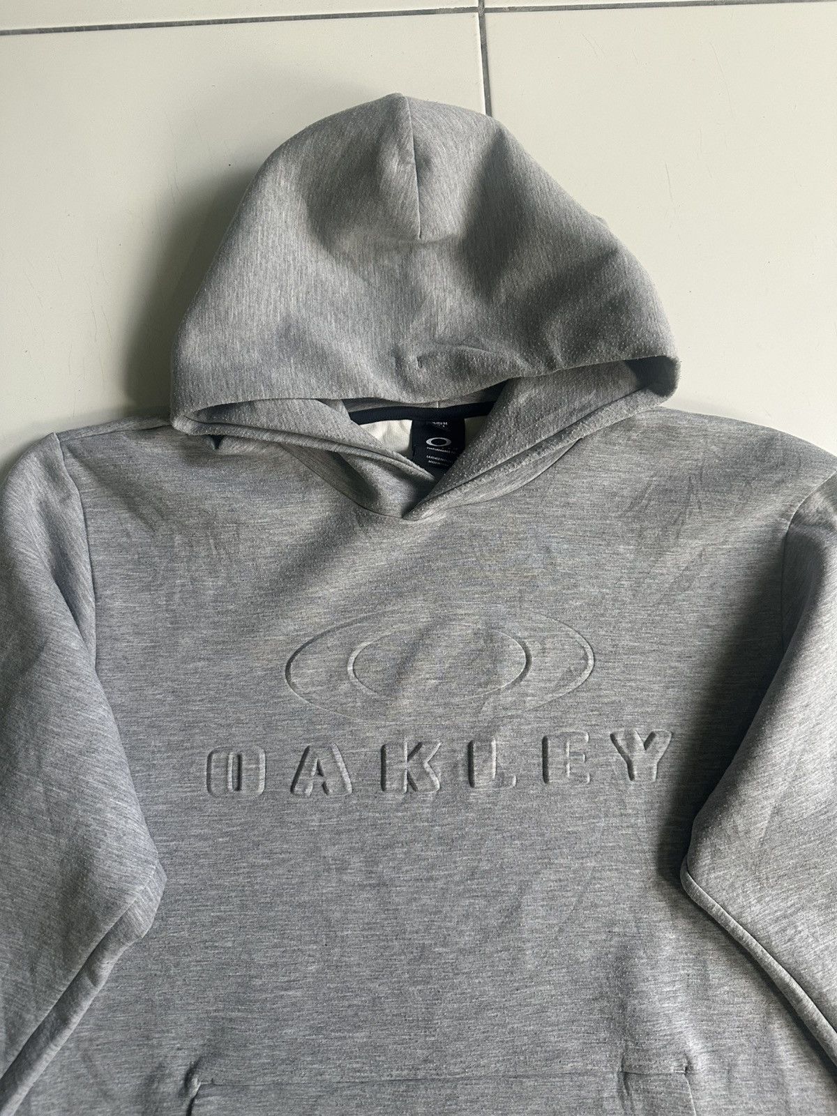 Oakley Vintage Oakley spell out Grey hoodie Size US L / EU 52-54 / 3 - 4 Thumbnail