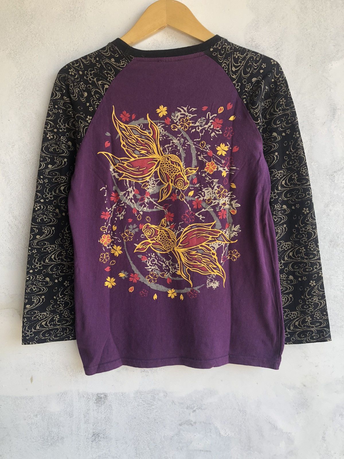 Hysteric Glamour Japan Gothic Poem LongSleeve DBLD Sukajan Style Size US M / EU 48-50 / 2 - 3 Thumbnail
