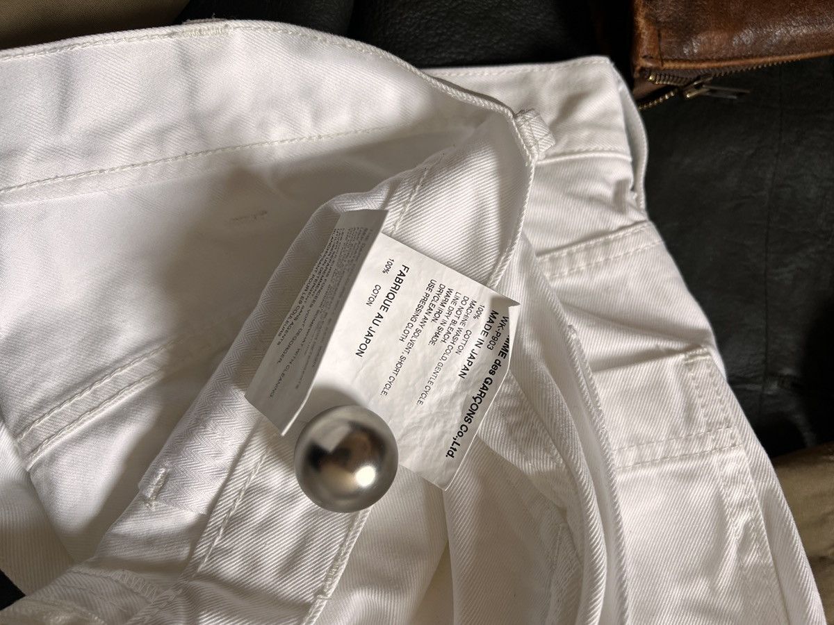 Carhartt × Junya Watanabe Junya Watanabe Carhartt Work White Denik Pants Joggers Size US 30 / EU 46 - 11 Thumbnail