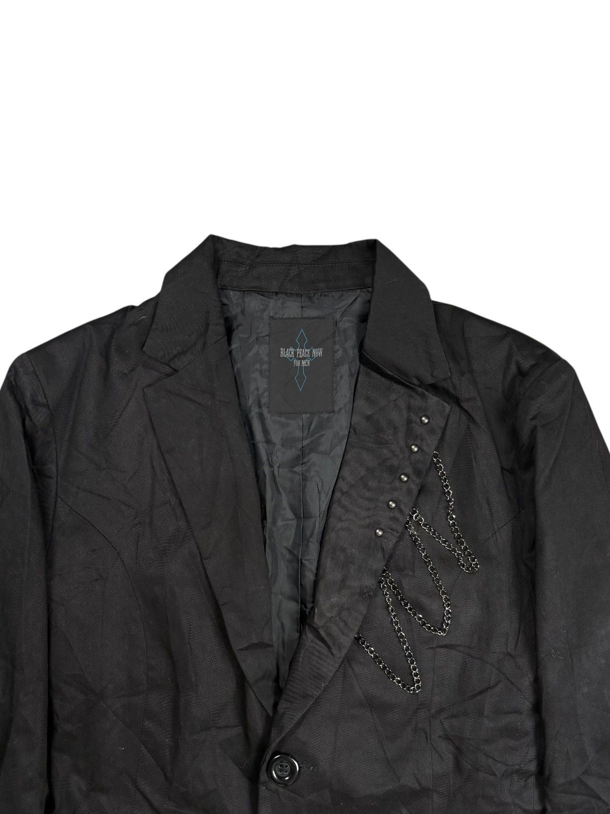 14th Addiction Archive Black Peace Now - Vampire Chain Blazer Jacket Size US M / EU 48-50 / 2 - 6 Thumbnail