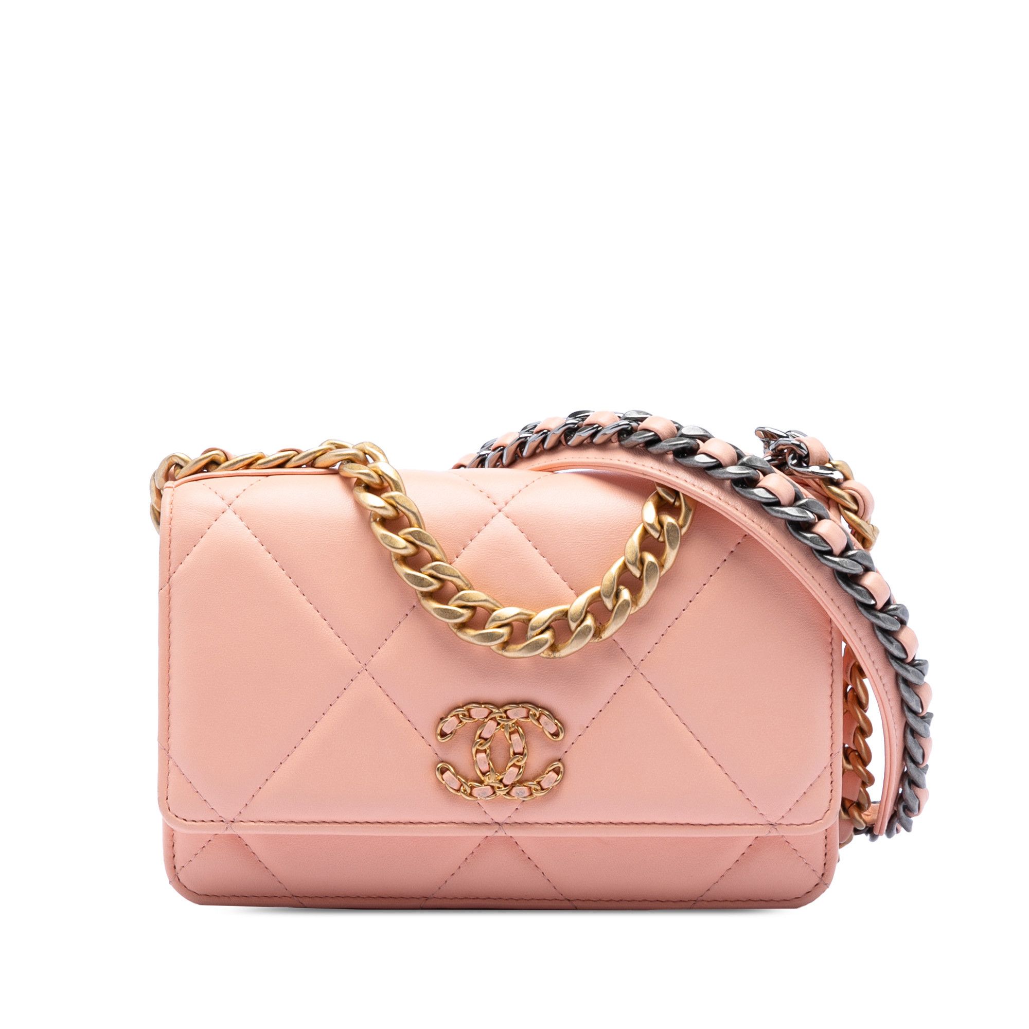 Chanel Chanel Quilted Lambskin 19 Wallet on Chain Size ONE SIZE - 1 Thumbnail