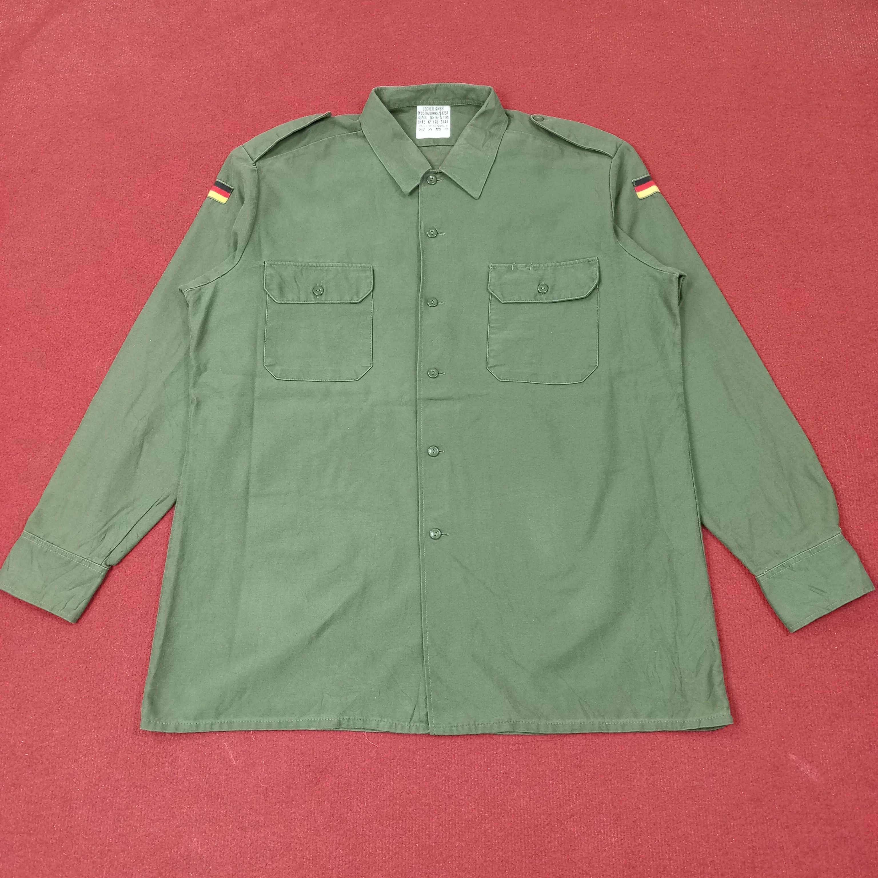 Vintage Germany Shirt Jacket Custom Art Hysteric Style c223n55 Size US XL / EU 56 / 4 - 3 Thumbnail
