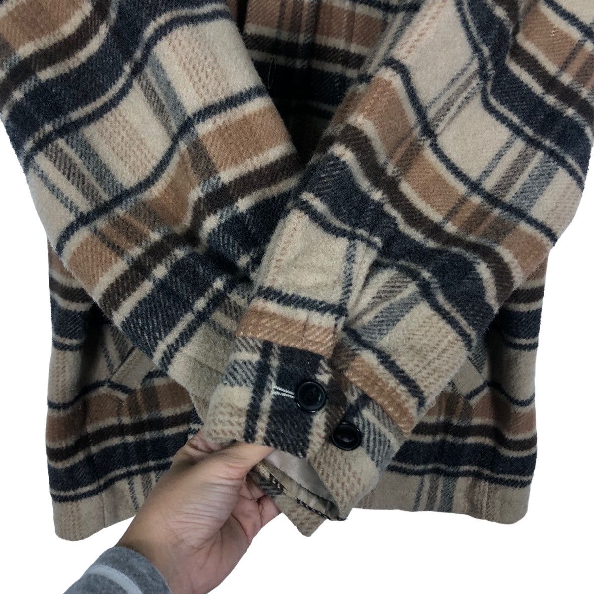 Japanese Brand 🔥90s Vintage Wool Work Jacket Mc Gregor Japan Tartan Design Size US M / EU 48-50 / 2 - 12 Thumbnail
