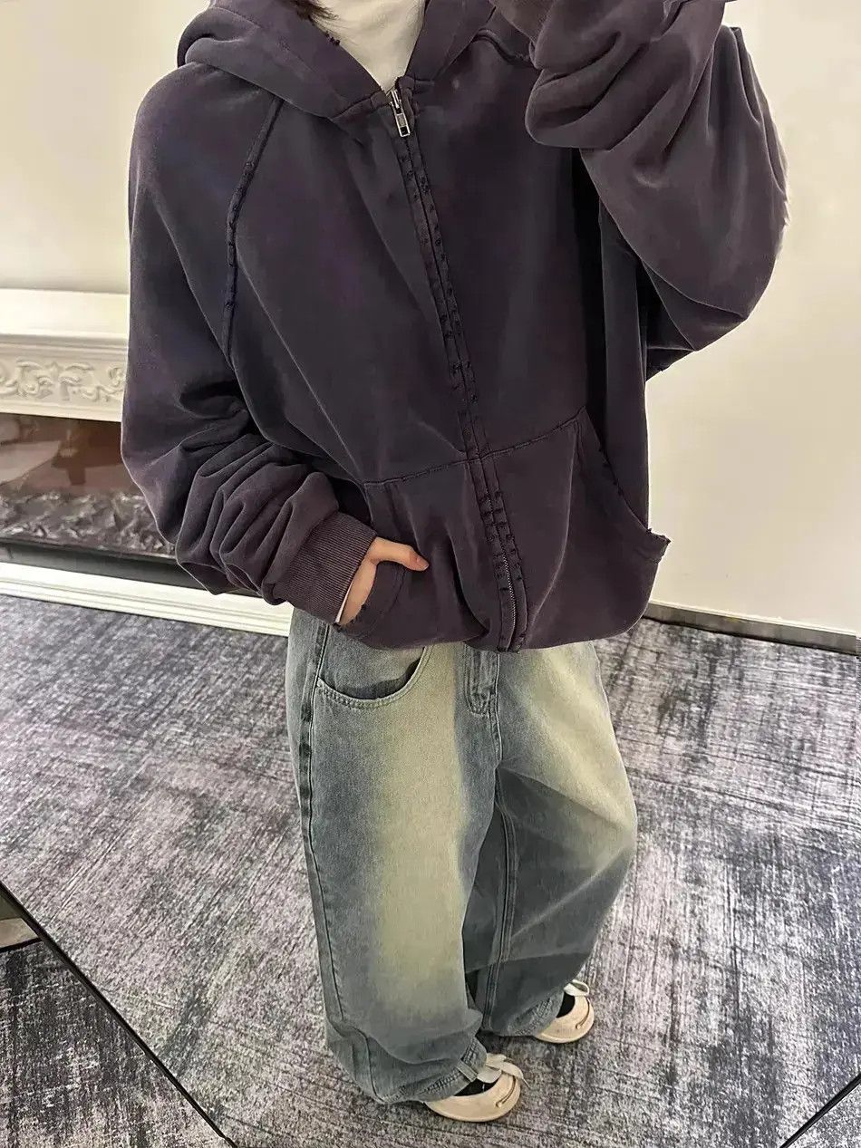 Japanese Brand Wear reverse design wide leg jeans Size US 30 / EU 46 - 6 Thumbnail