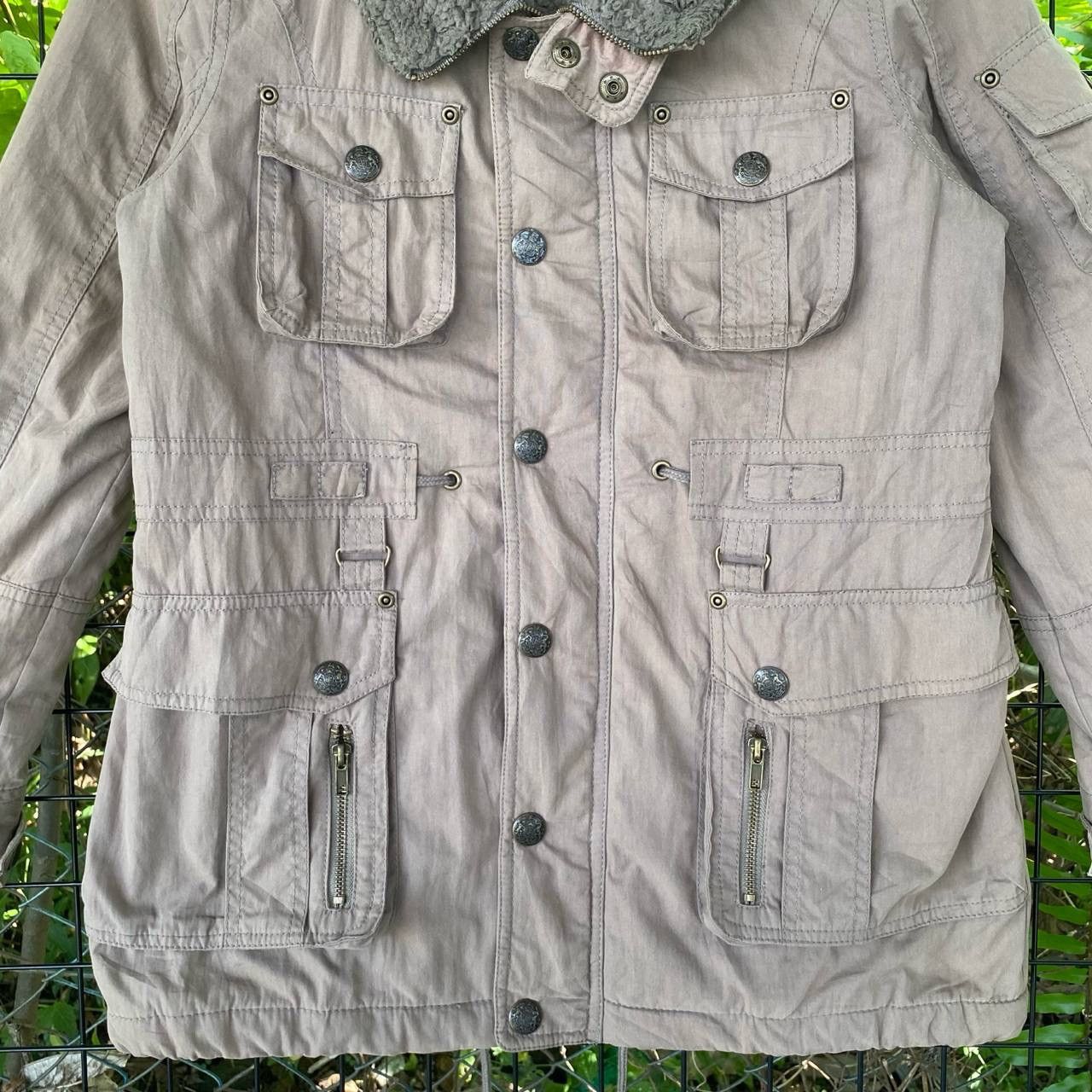 Japanese Brand × Vintage Vintage quoi?quoi? Multi Pocket Cargo Jacket Size M / US 6-8 / IT 42-44 - 3 Thumbnail