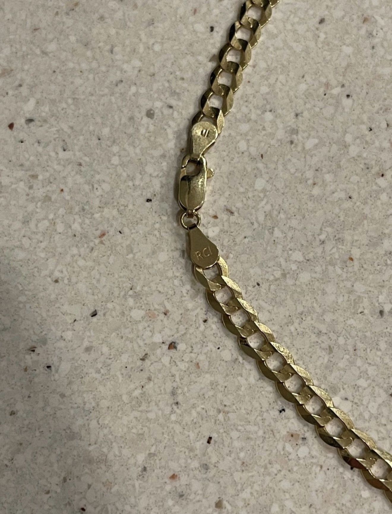 Other 14K Yellow Gold 20 In Solid Cuban Curb Link Chain Necklace Size ONE SIZE - 4 Thumbnail
