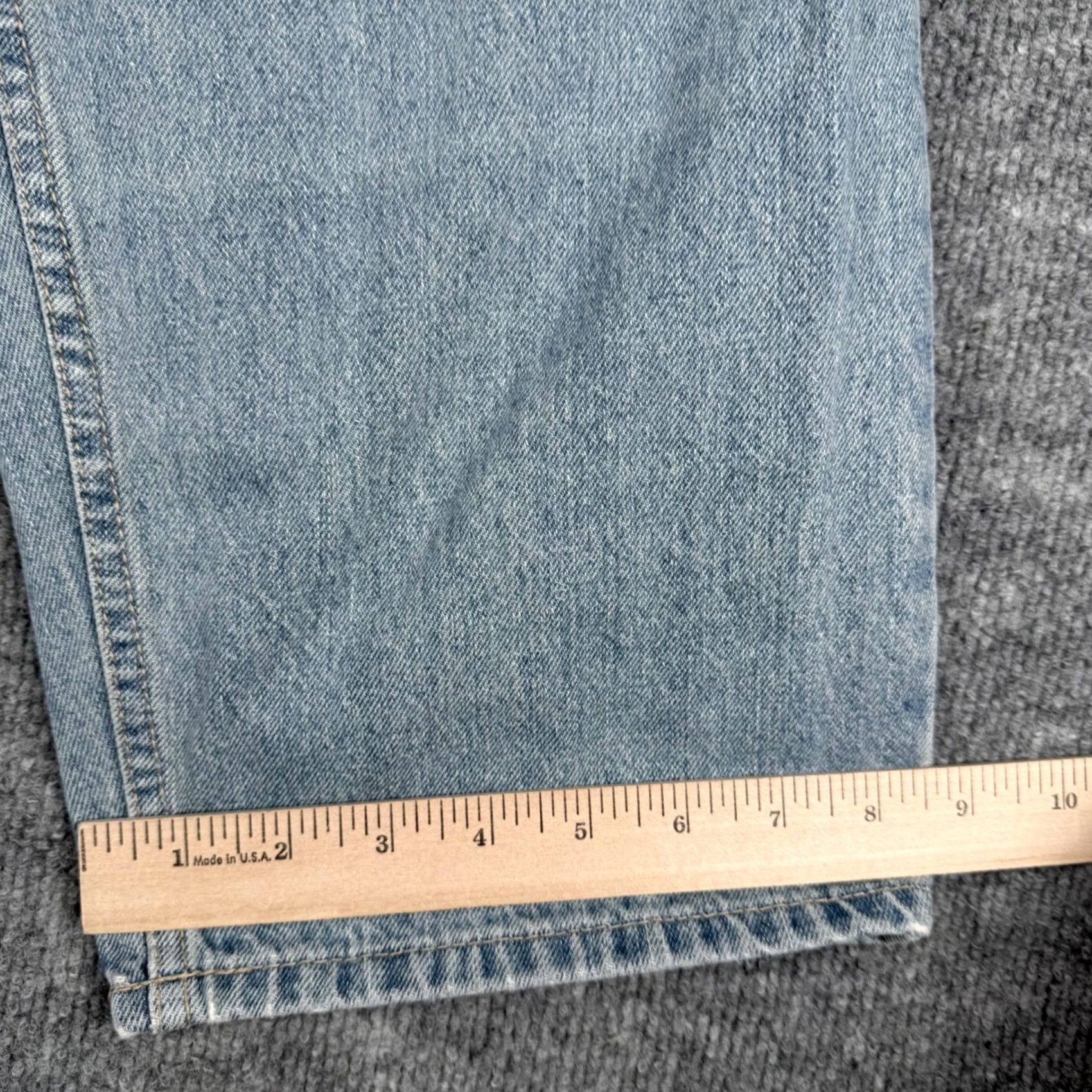 Rails VINTAGE Open Trails Jeans 38x30 Light Wash Denim Straight Leg Cotton Jeans Men Wide Reach 90s Retro Casual Size US 38 / EU 54 - 8 Thumbnail