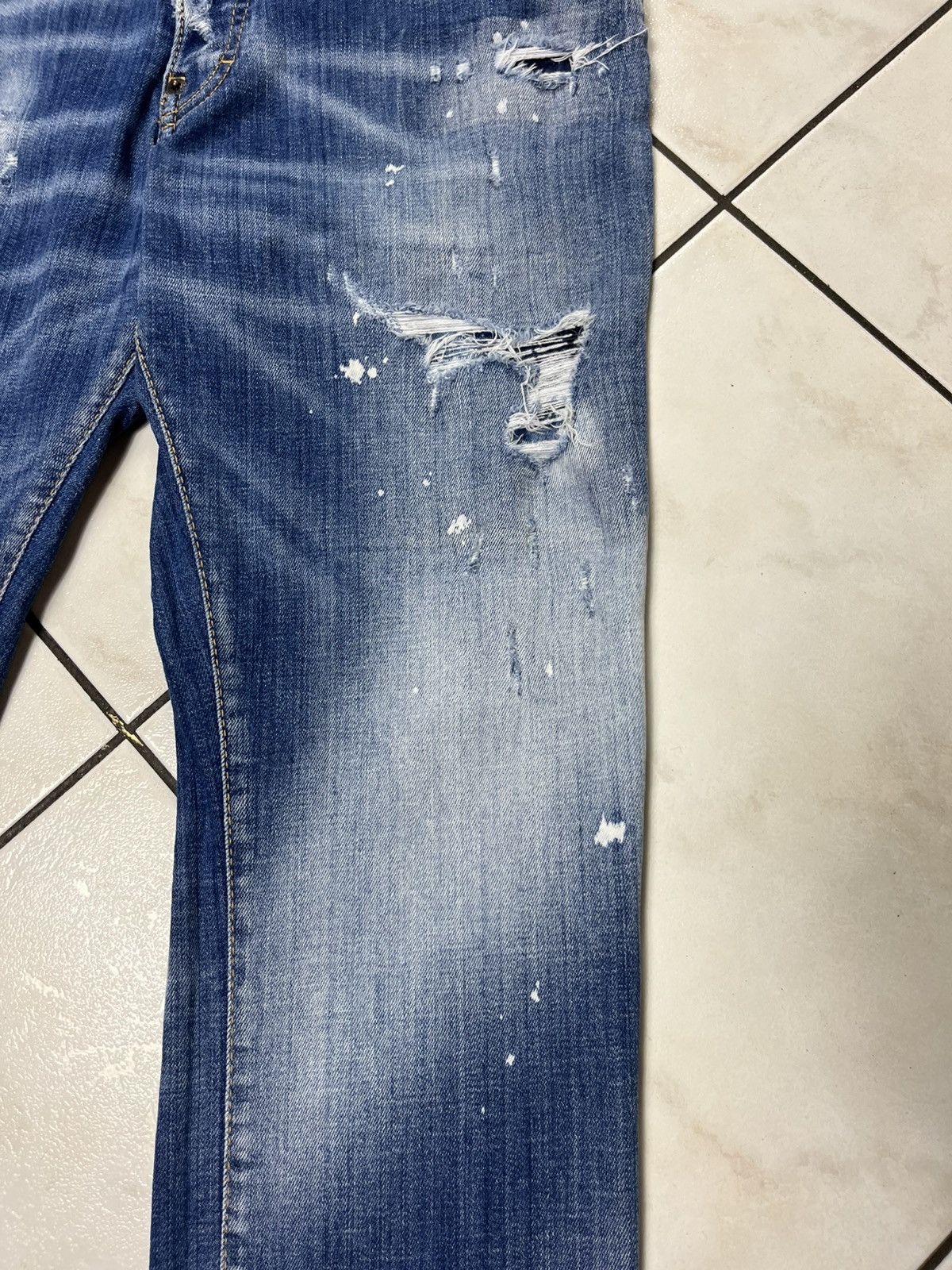 Designer × Dsquared2 Dsquared2 distressed denim skater jeans pants washed ripped Size US 34 / EU 50 - 9 Thumbnail