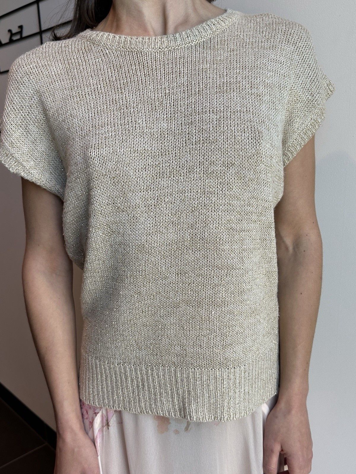 Dolce & Gabbana D&G Dolce&Gabbana Viscose Linen Knit Top Sweater Size L Size L / US 10 / IT 46 - 3 Thumbnail