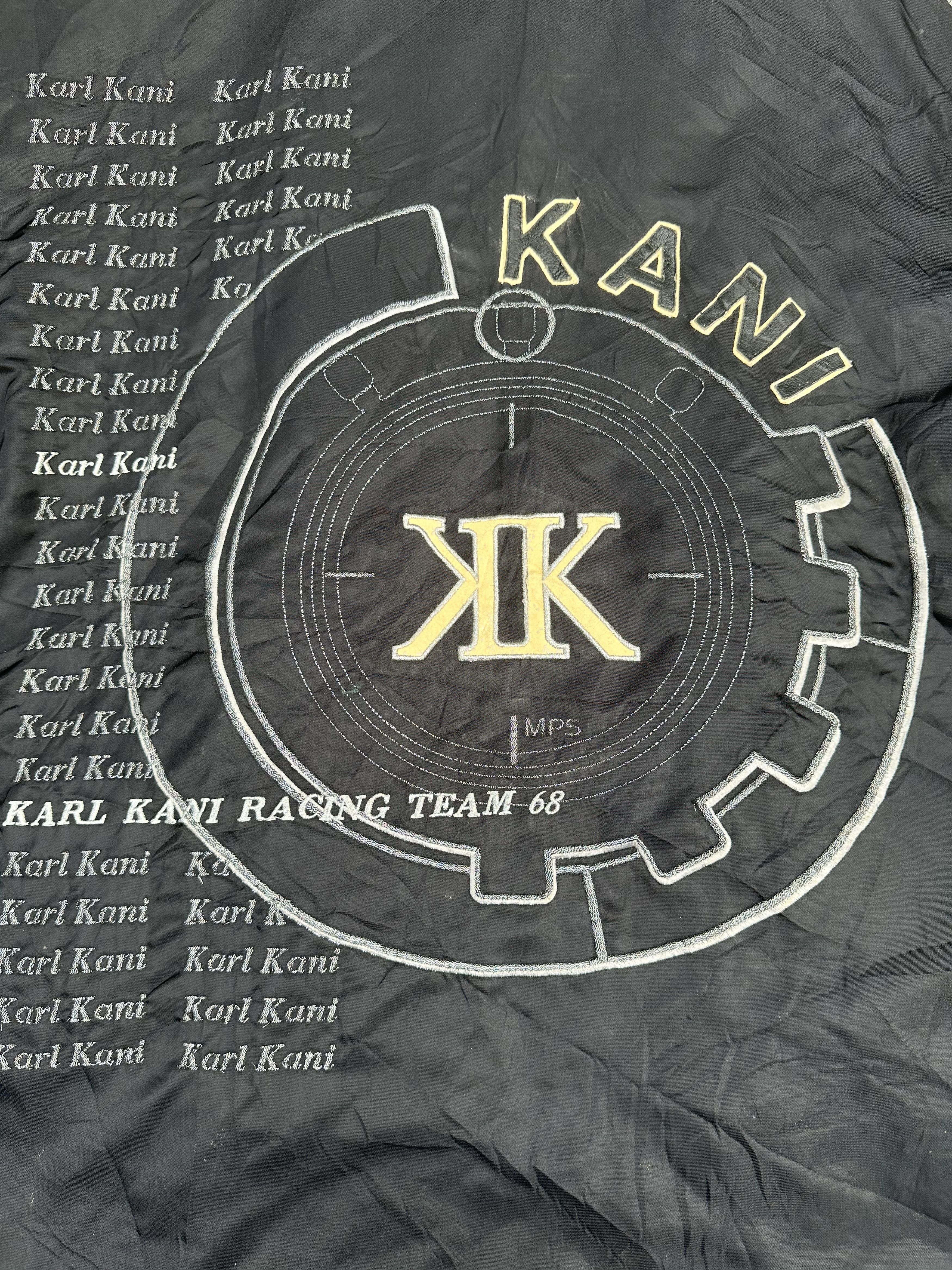 Karl Kani Vintage 90s Karl Kani 68 Leather Racing Team Jacket Size US L / EU 52-54 / 3 - 14 Thumbnail