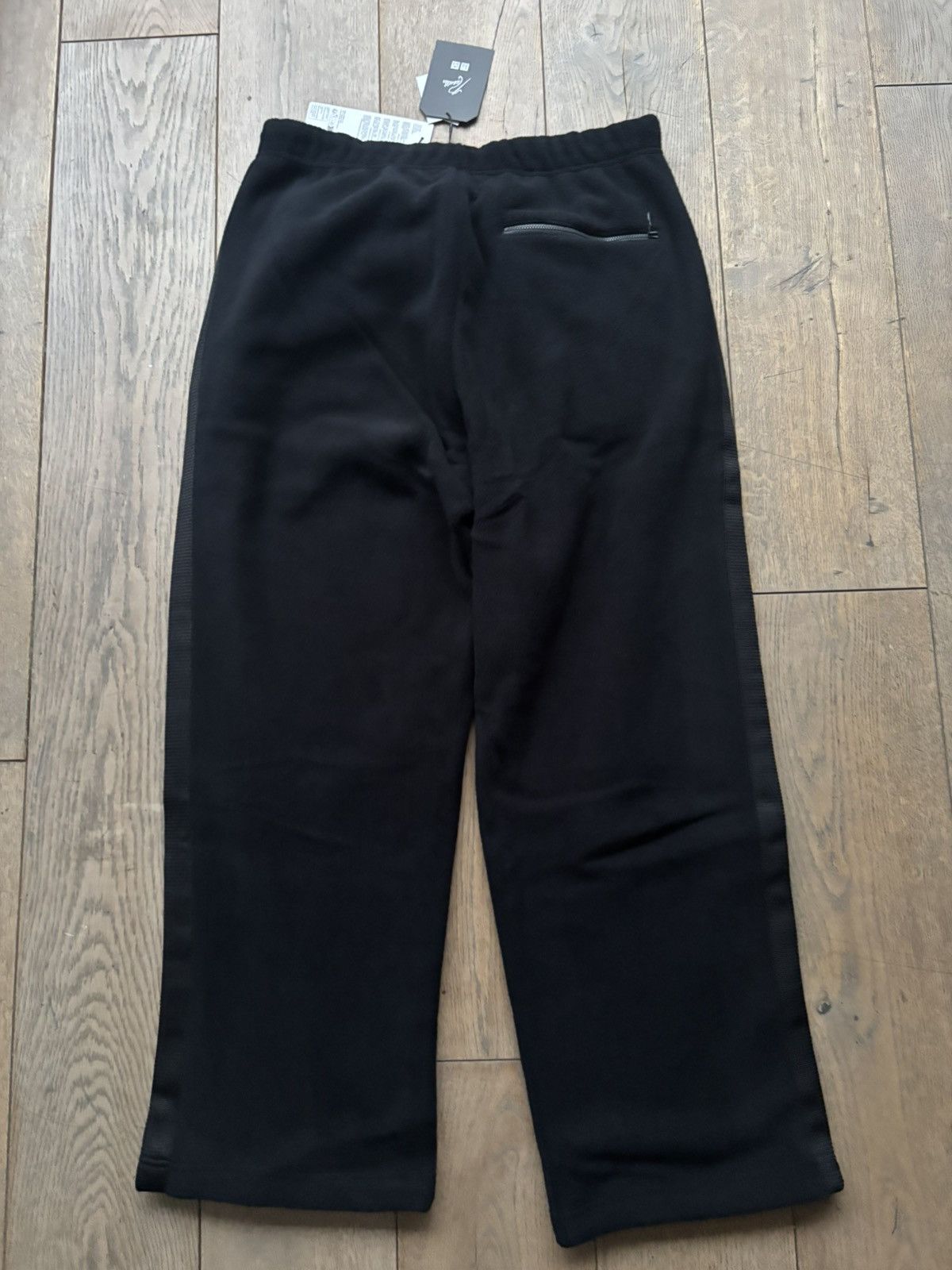Needles UNIQLO Fleece Wide leg trouser sweat pants XL black