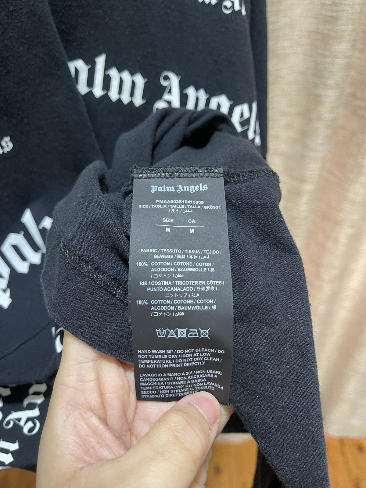 Palm Angels Palm Angels Allover Logo T-Shirt Size US M / EU 48-50 / 2 - 4 Thumbnail