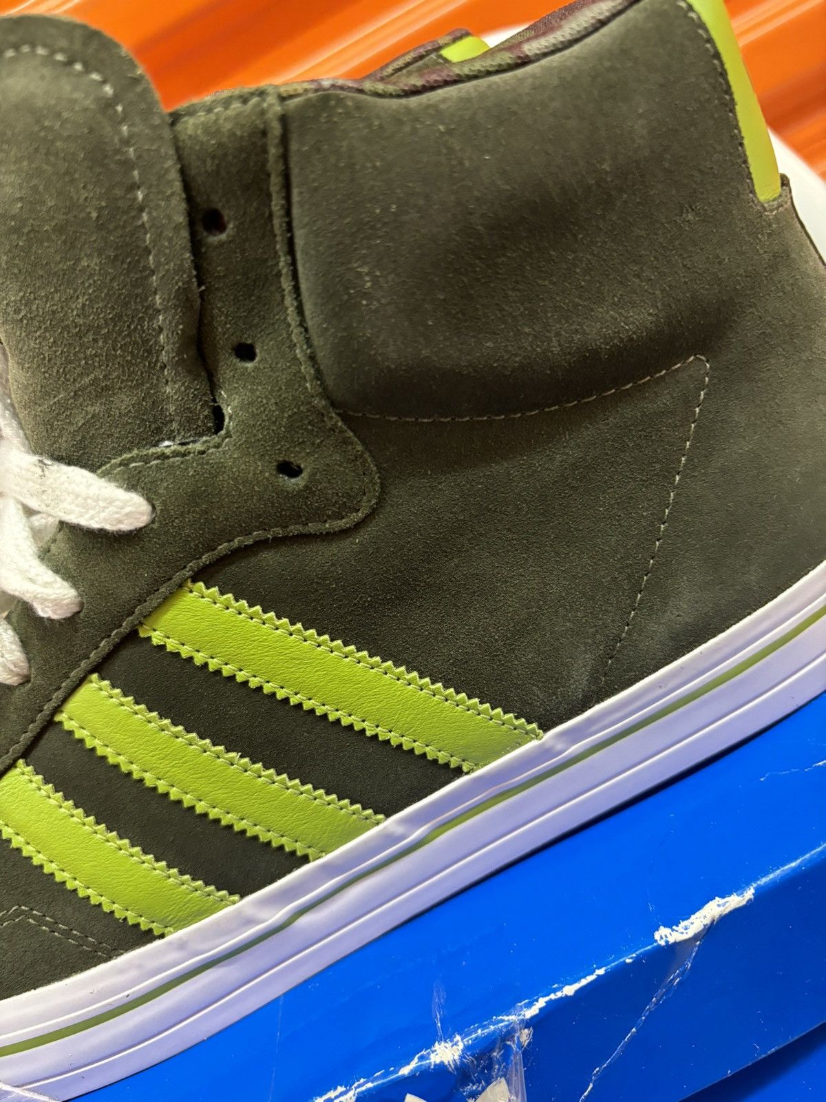 Adidas × Vintage ***FINAL DROP***RARE 2006 ADIDAS VULCANIZED HIGH SUEDE 12 Size US 12 / EU 45 - 9 Thumbnail
