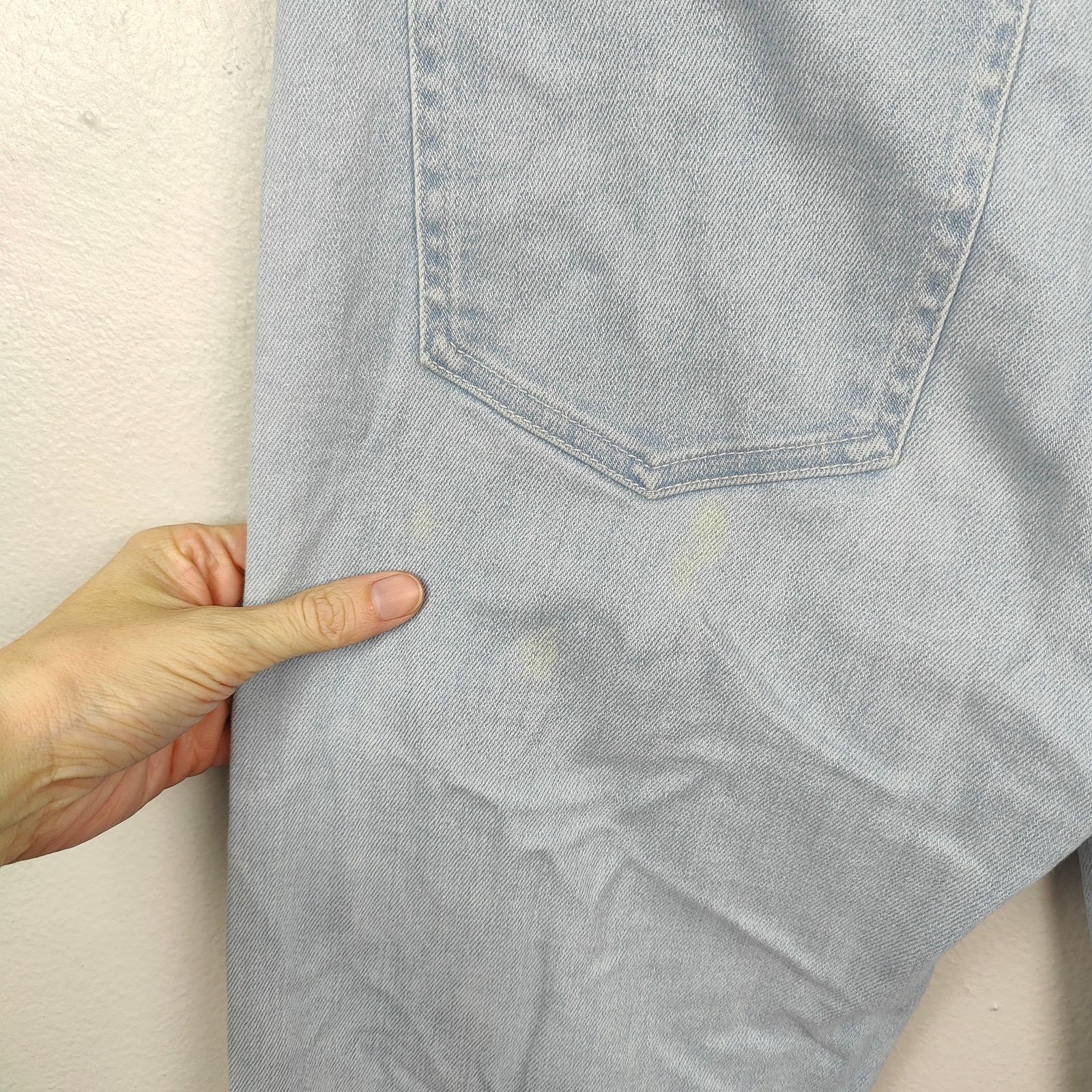 Other CQY Boot Cut Jeans Womens 29 Light Wash Raw Hem Size 29" - 7 Thumbnail