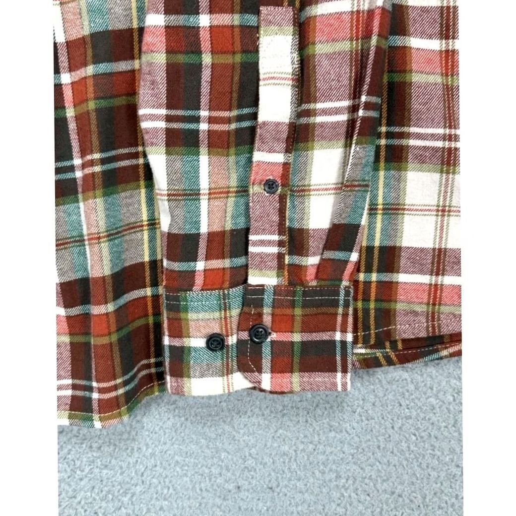 Eddie Bauer VINTAGE Eddie Bauer Shirt Mens 2XL Brown Flannel Button Up Plaid Pocket Long Sleeve EUC Size US XXL / EU 58 / 5 - 6 Thumbnail