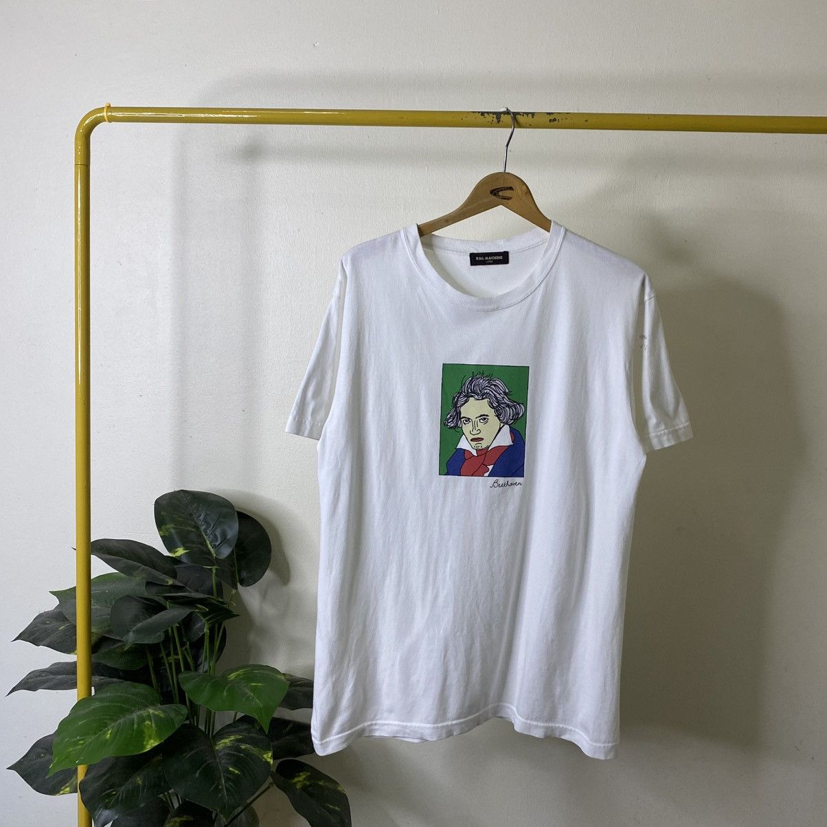 Japanese Brand Rag Machine x Beethoven Potrait Collaboration T Shirt Size US L / EU 52-54 / 3 - 1 Thumbnail