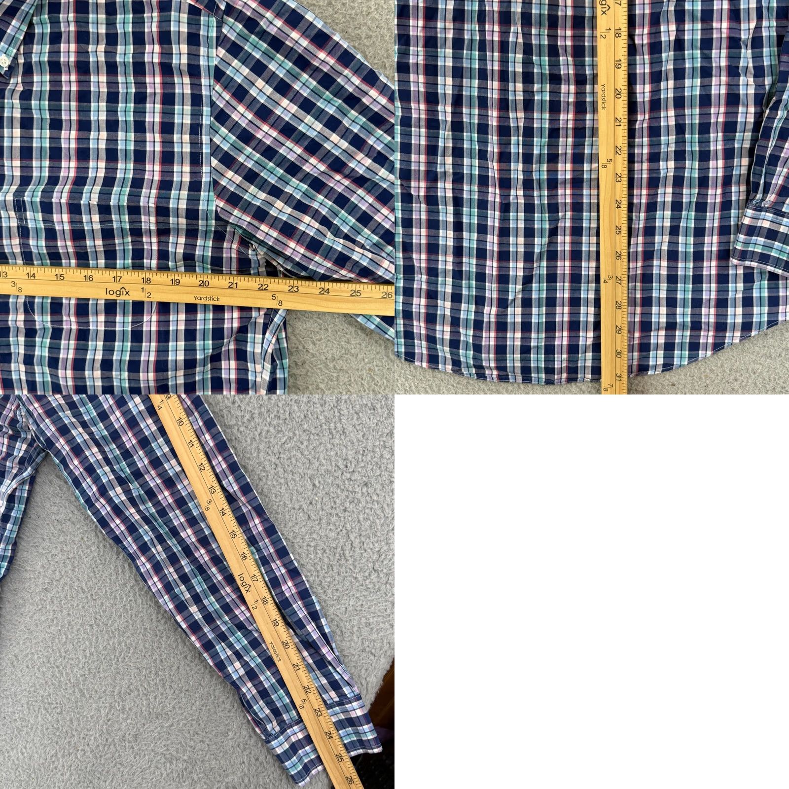 Brooks Brothers Brooks Brothers Regent Shirt Men L Plaid Button Long Sleeve Supima Cotton Preppy Size US L / EU 52-54 / 3 - 8 Thumbnail