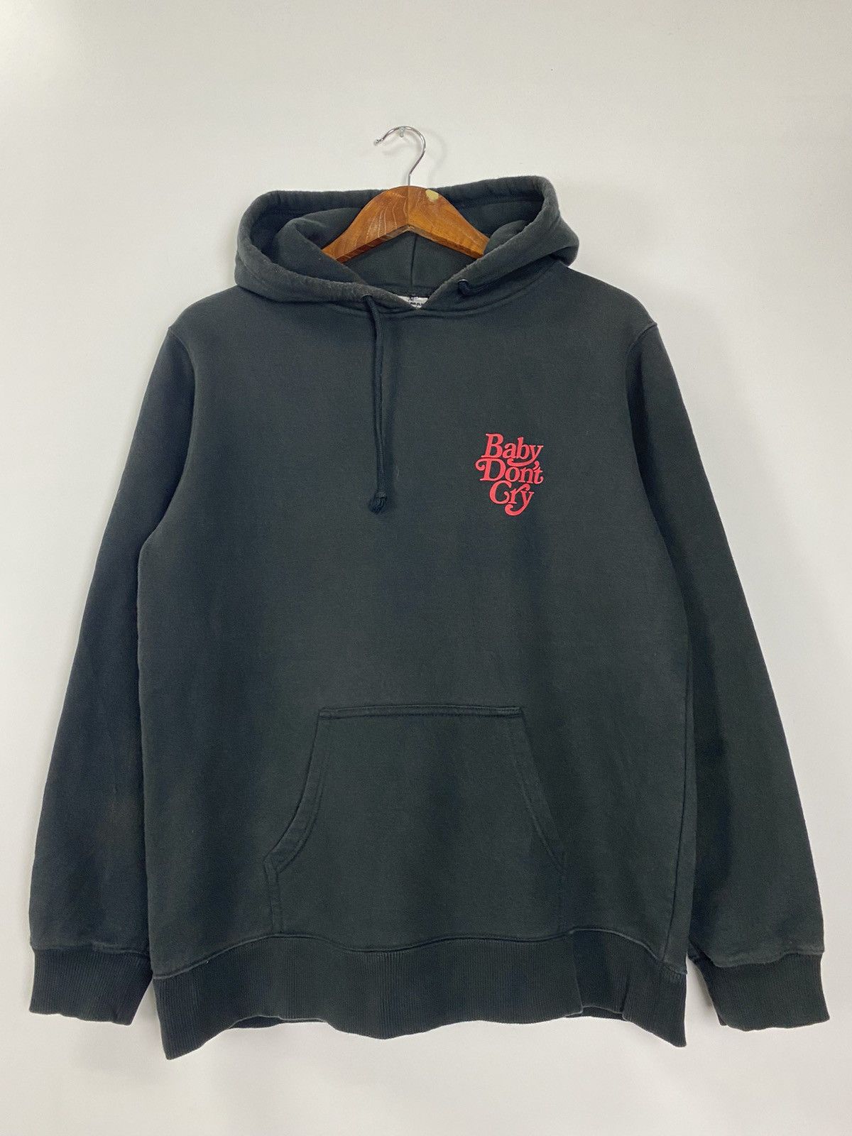 Japanese Brand × Vintage Vintage Baby don’t cry hoodie Size US L / EU 52-54 / 3 - 4 Thumbnail