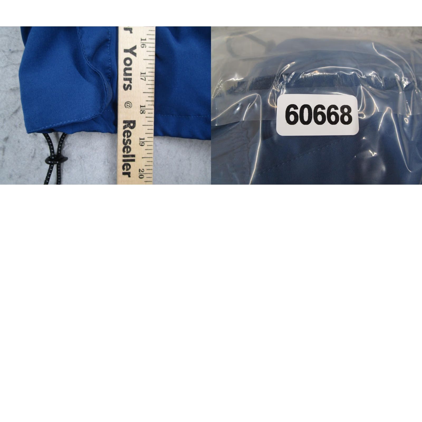 Karl Lagerfeld Karl Lagerfeld Cargo Shorts Mens Medium Blue Stretch Drawstring Pockets Utility Size US 31 - 8 Thumbnail