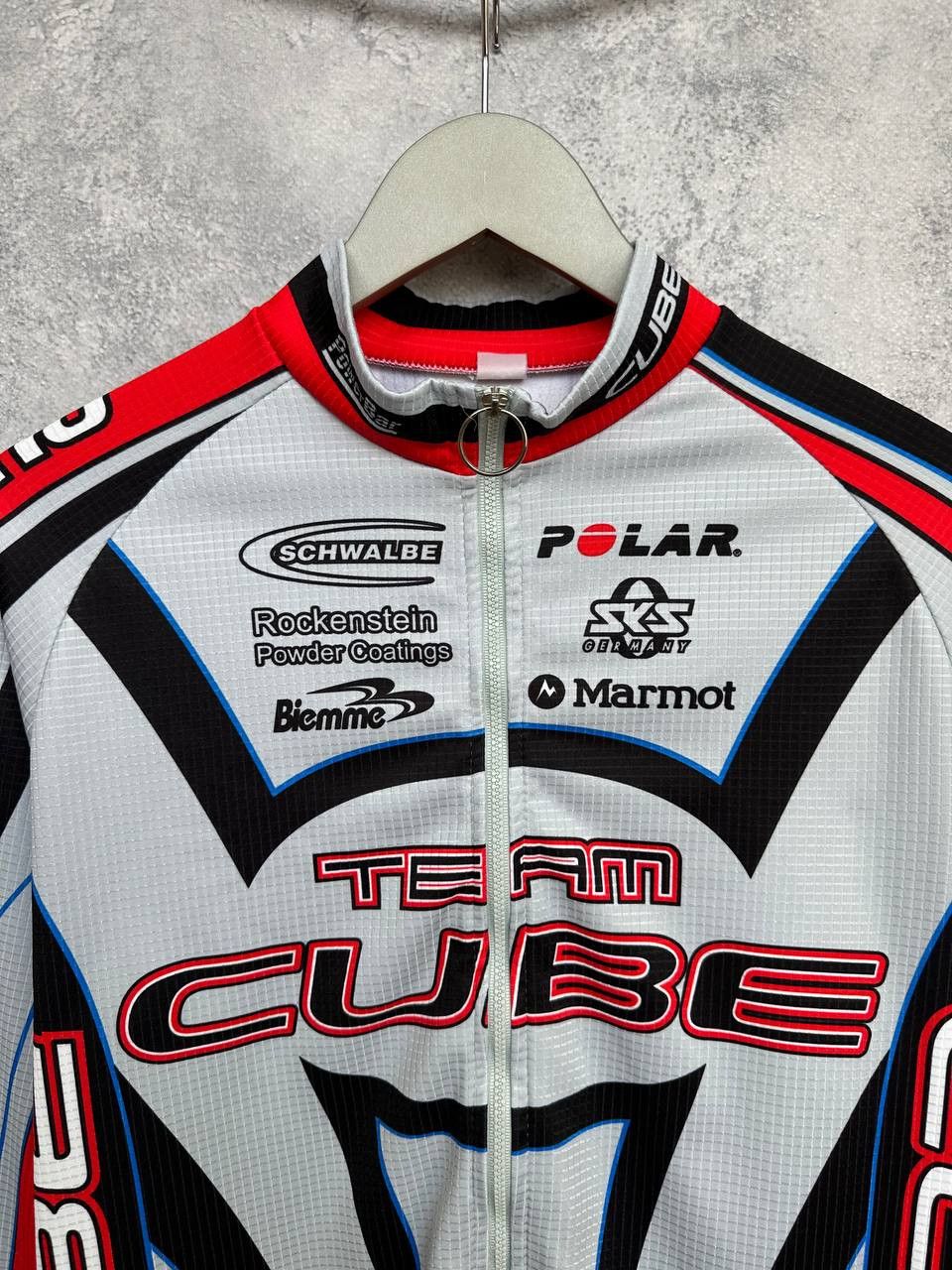 Other Team Cube Biemme Thermal Cycling Jersey Jacket Full Zip Bike Size US L / EU 52-54 / 3 - 4 Thumbnail