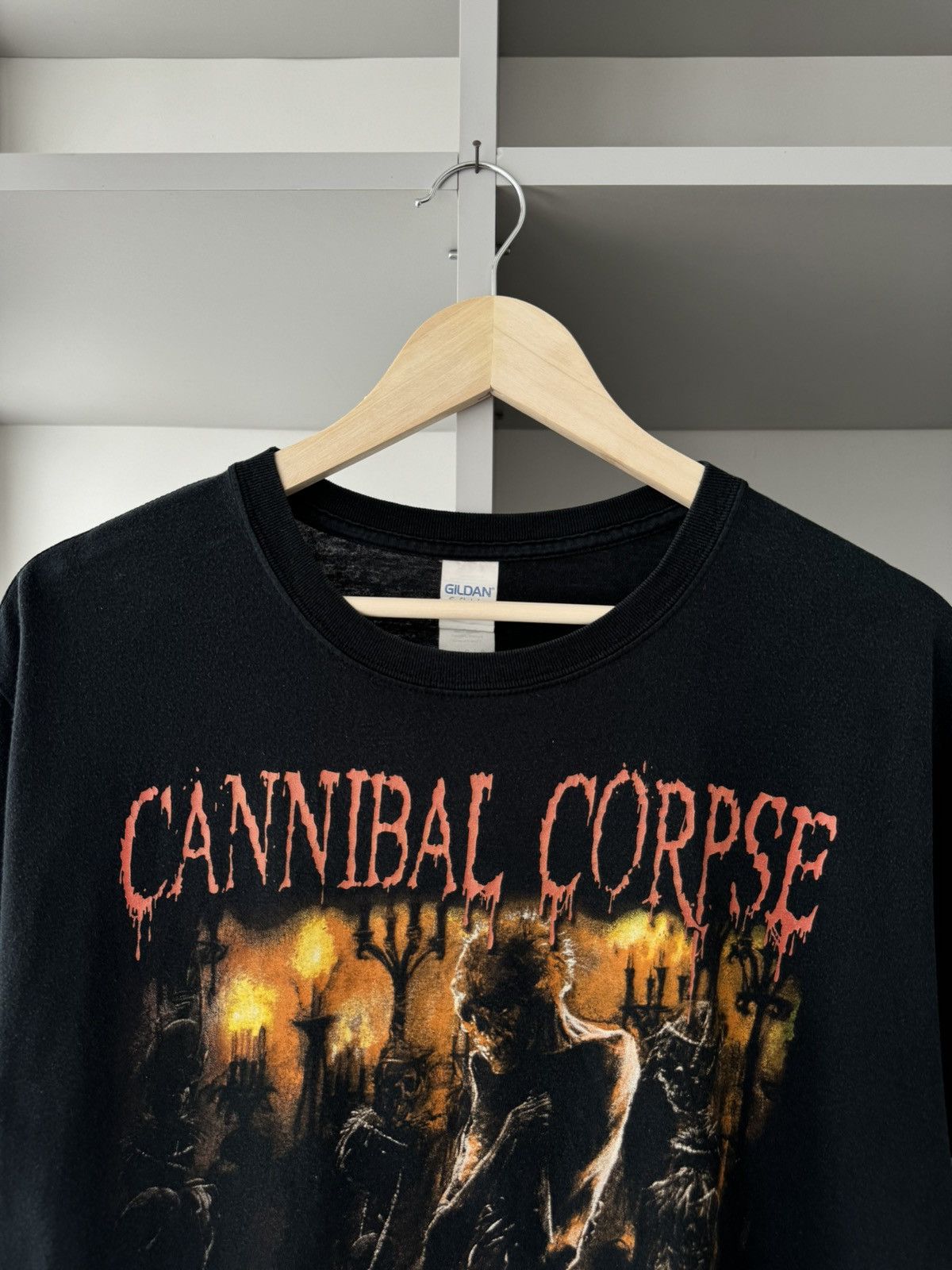 Band Tees × Vintage Cannibal Corpse Tomb of the Mutilated Vintage T Shirt Size US L / EU 52-54 / 3 - 6 Thumbnail