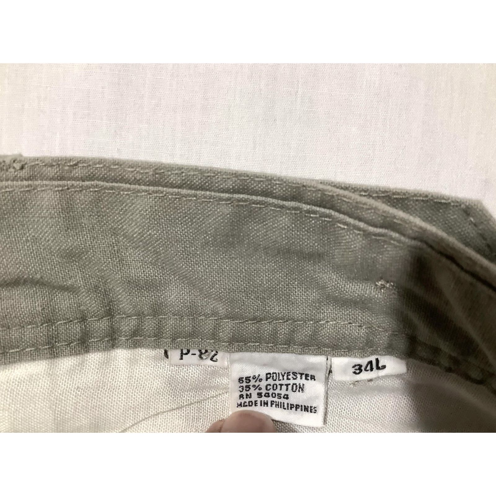 Bugle Boy Bugle Boy Pants Mens 34x33 Green Pleated Front Cargo Pocket 90's Sears Vintage Size US 34 / EU 50 - 5 Thumbnail