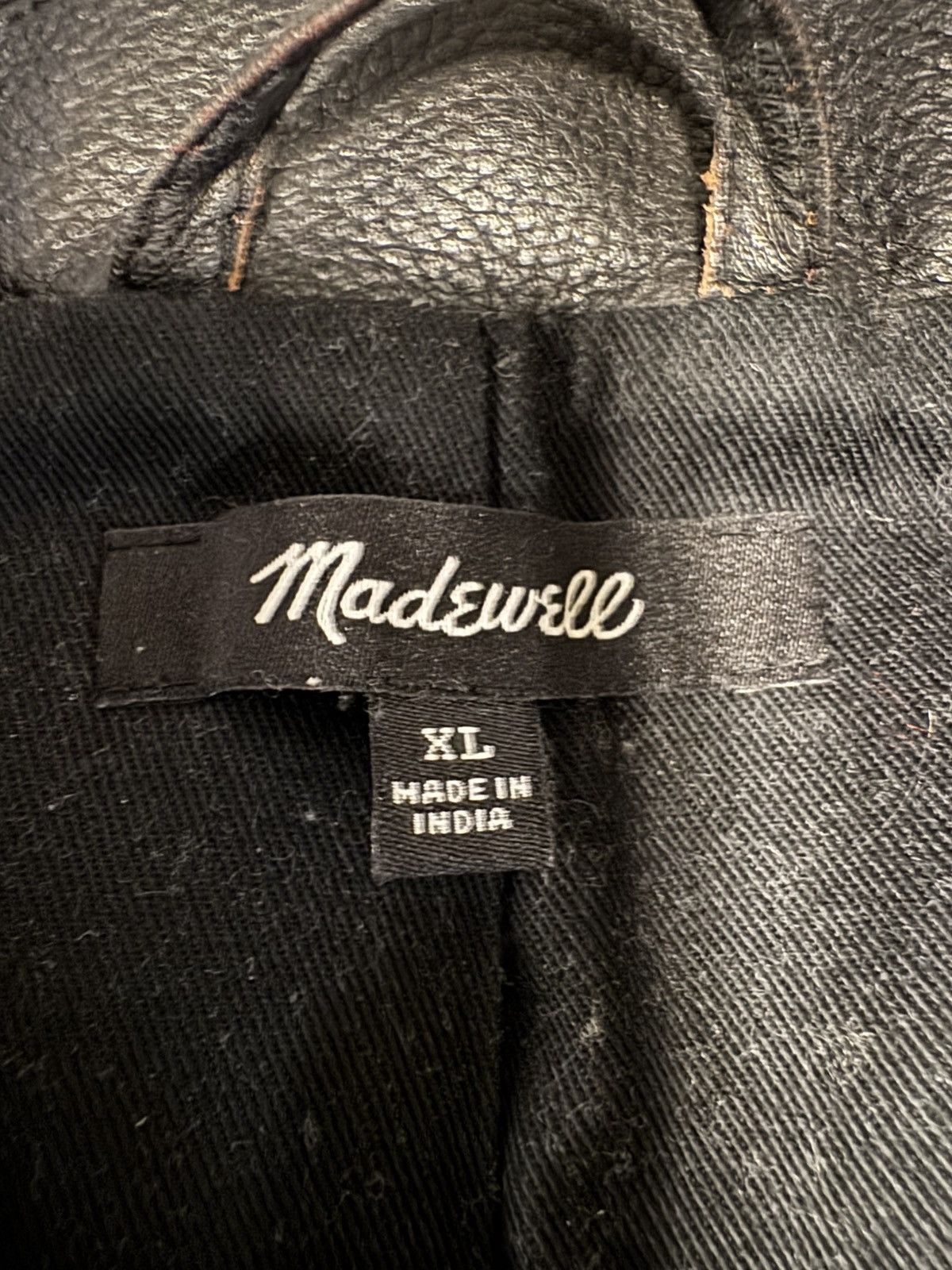 Madewell Madewell Black Leather Flight Jacket Size US XL / EU 56 / 4 - 11 Thumbnail