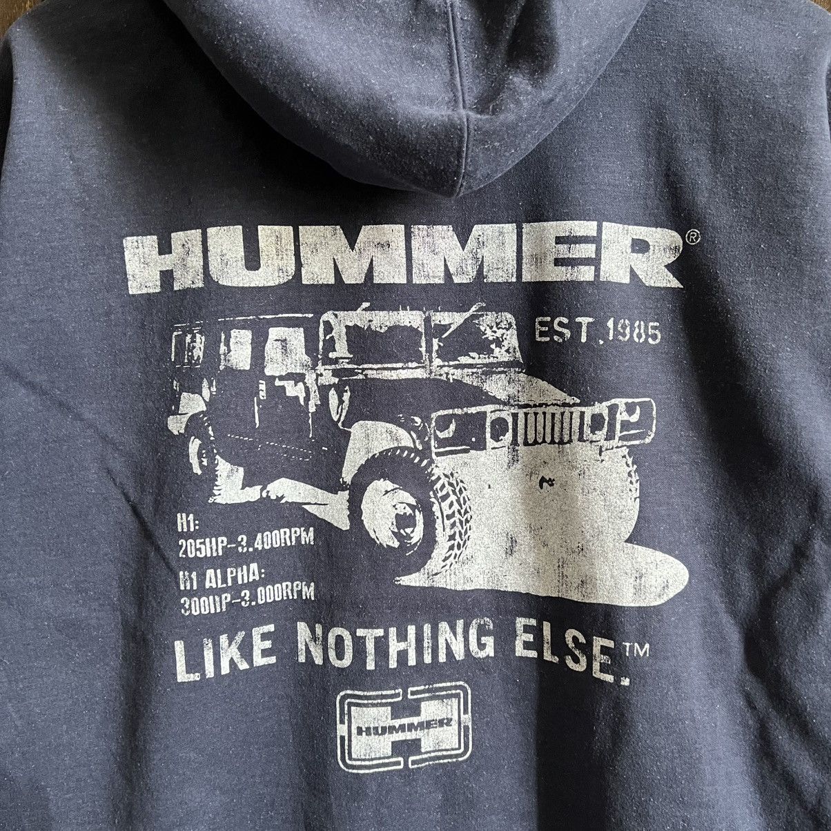 Japanese Brand × Vintage Hummer Big Logo Zipper Hoodie Size US L / EU 52-54 / 3 - 7 Thumbnail