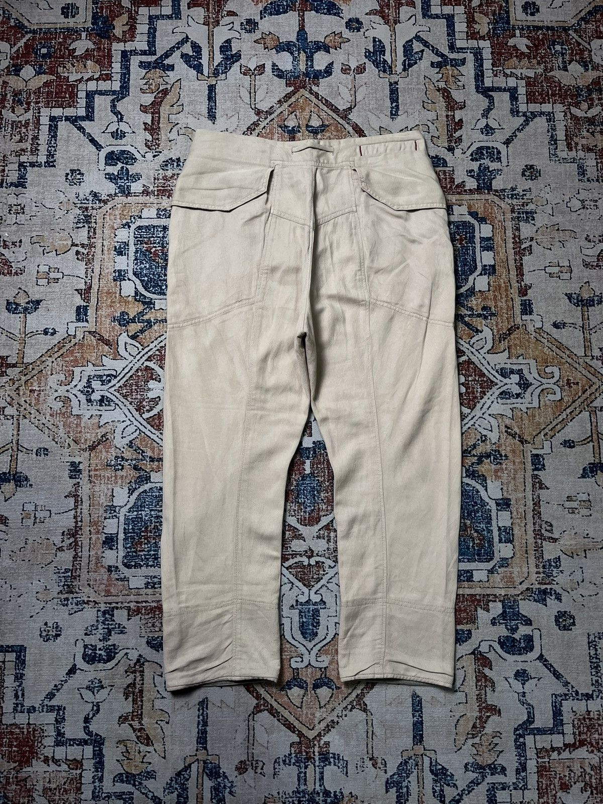 Marithe + Francois Girbaud Le Casual De Marithe Francois Girbaud Long Pants Big Pocket Size US 31 - 10 Thumbnail