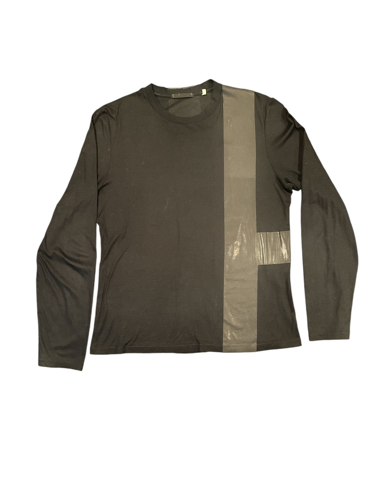 Helmut Lang Ss2003 “Rubber H” long sleeve Size US XL / EU 56 / 4 - 1 Thumbnail