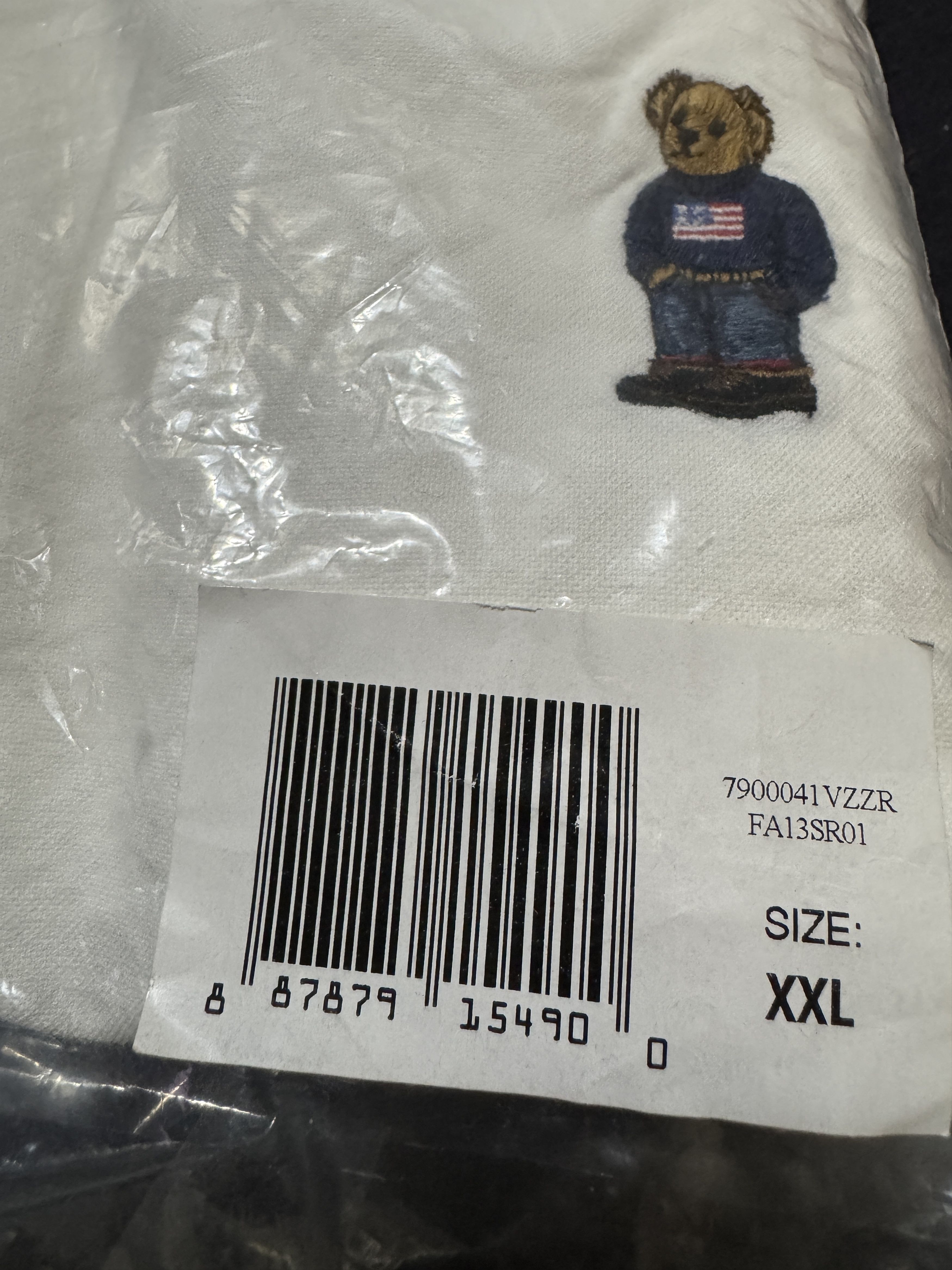 Polo Ralph Lauren POLO RALPH LAUREN XXL 2013 VINTAGE POLO BEAR OXFORD SHIRT Size US XXL / EU 58 / 5 - 12 Thumbnail