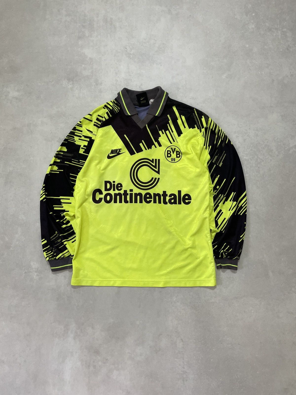Nike rare Borrusia dortmund 93-94 Home kit Longsleeve Size US S / EU 44-46 / 1 - 1 Thumbnail