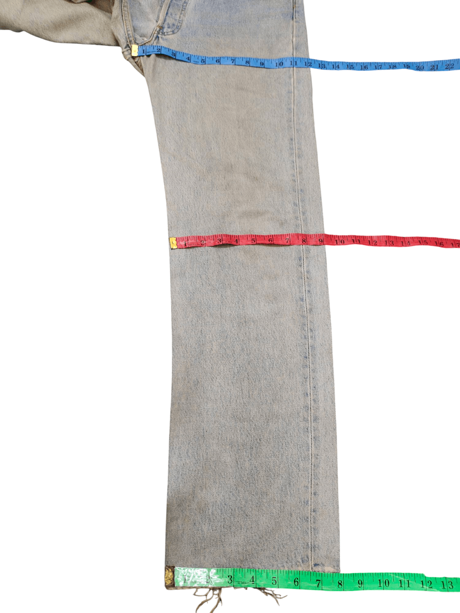 Levi's Vintage 90s Levis 501 Distress Faded Rusty Denim Jeans Size US 34 / EU 50 - 16 Thumbnail
