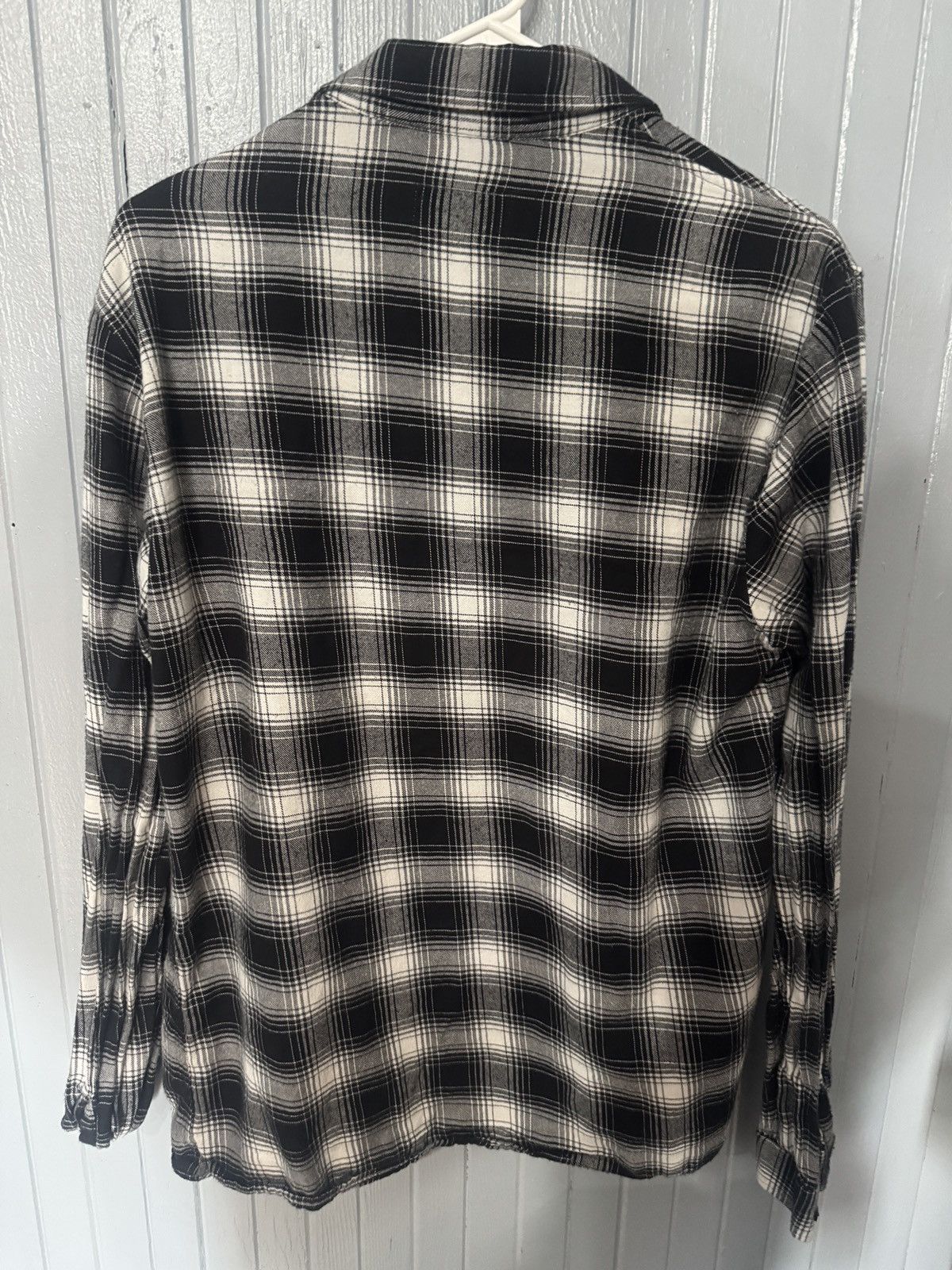 Sandro Sandro Paris Black/White Plaid Shirt Size US L / EU 52-54 / 3 - 6 Thumbnail