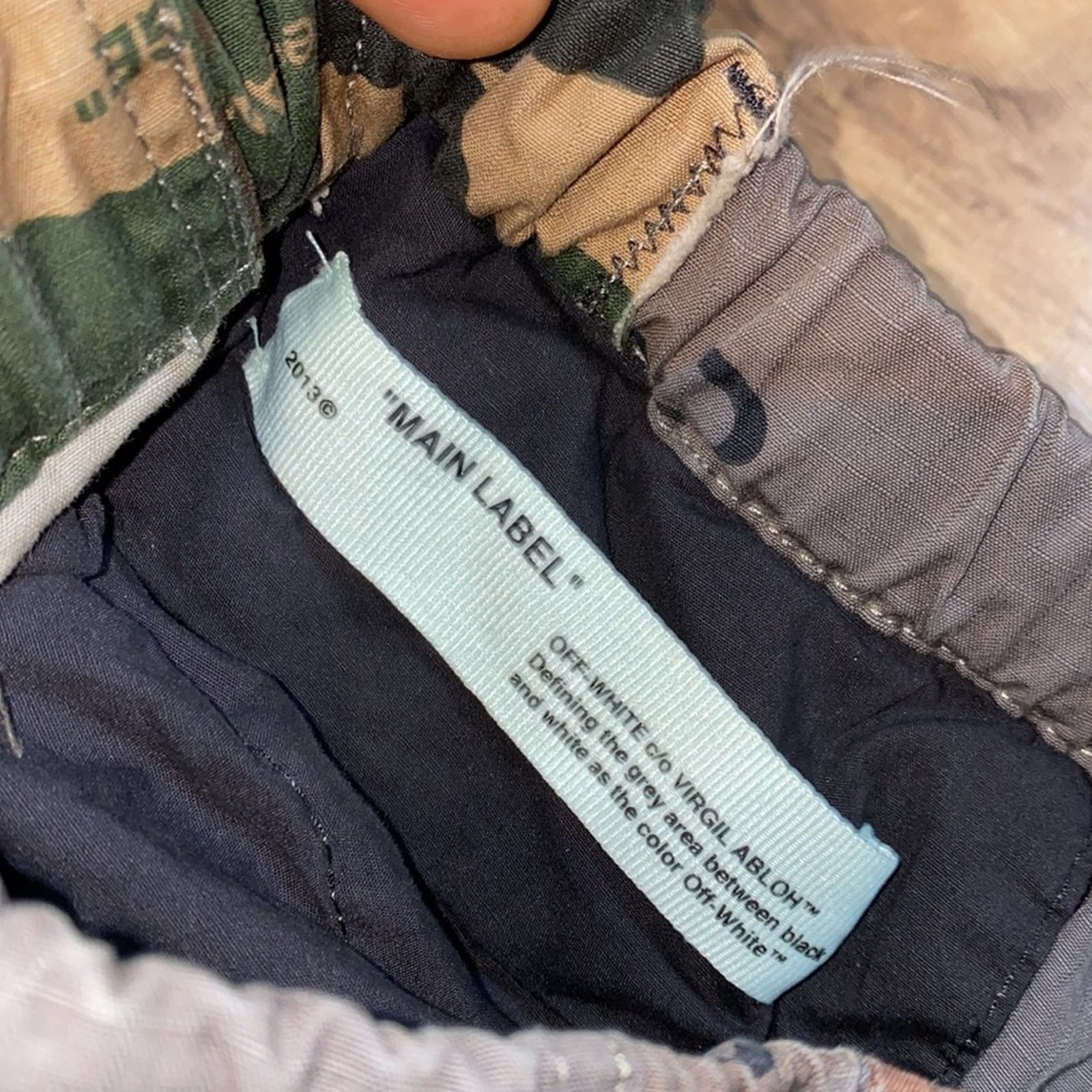 Off-White Off-White Camouflage Cargo Jogger Pants Size US 31 - 6 Thumbnail