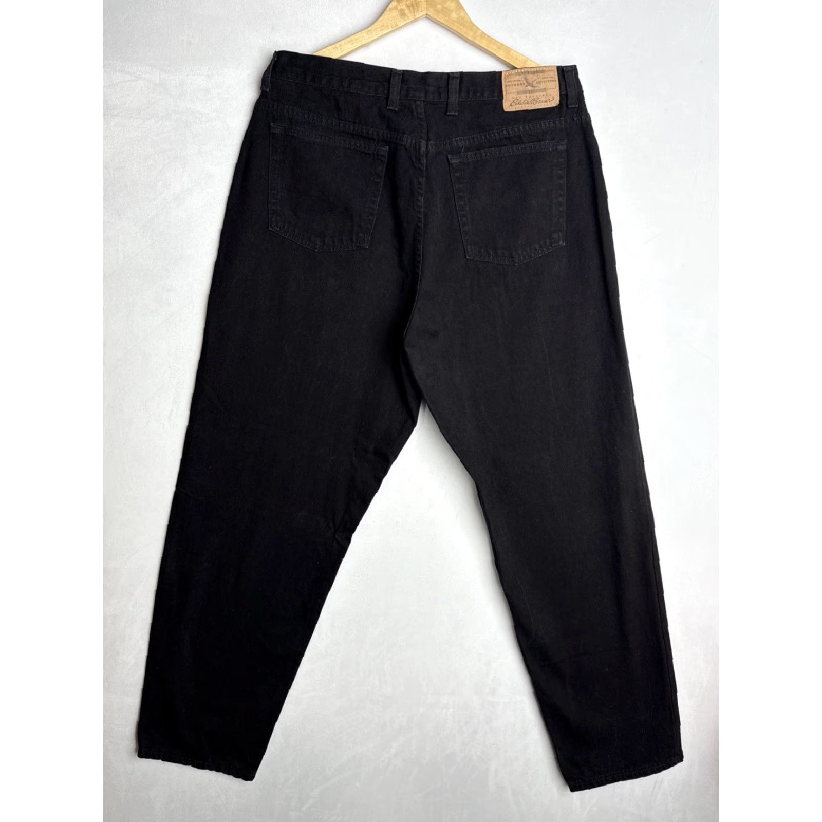 Eddie Bauer VINTAGE Eddie Bauer Jeans Women Black Low Rise 18 Plus Denim Straight 18 Women Size 40" / US 18 - 5 Thumbnail