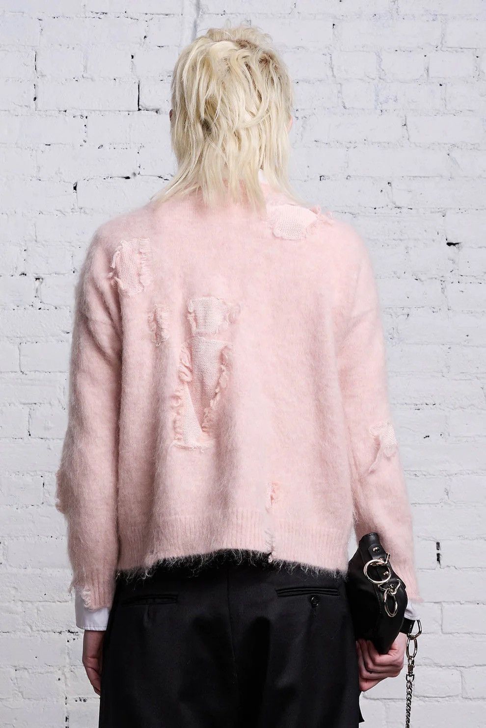R13 Shrunken deconstructed crewneck. Medium Size M / US 6-8 / IT 42-44 - 4 Thumbnail