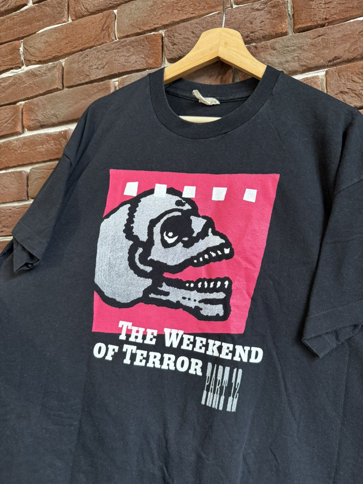Vintage Rare Vintage 90s Weekend Of Terror Festival Horror Art Tee Size US XL / EU 56 / 4 - 2 Thumbnail