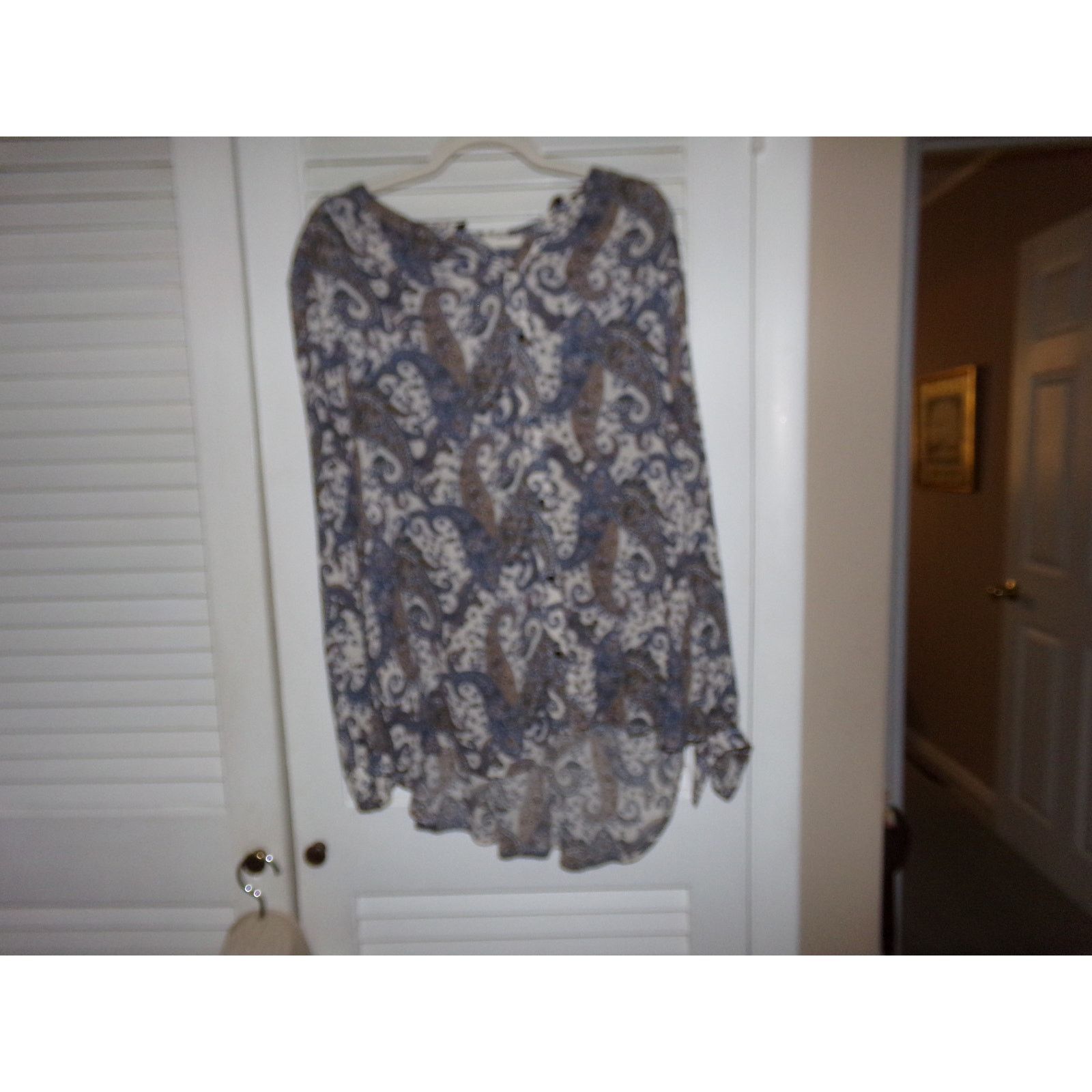 Lucky Brand Vintage Lucky Brand high low paisley tunic l/s perfect XL Size XL / US 12-14 / IT 48-50 - 1 Thumbnail