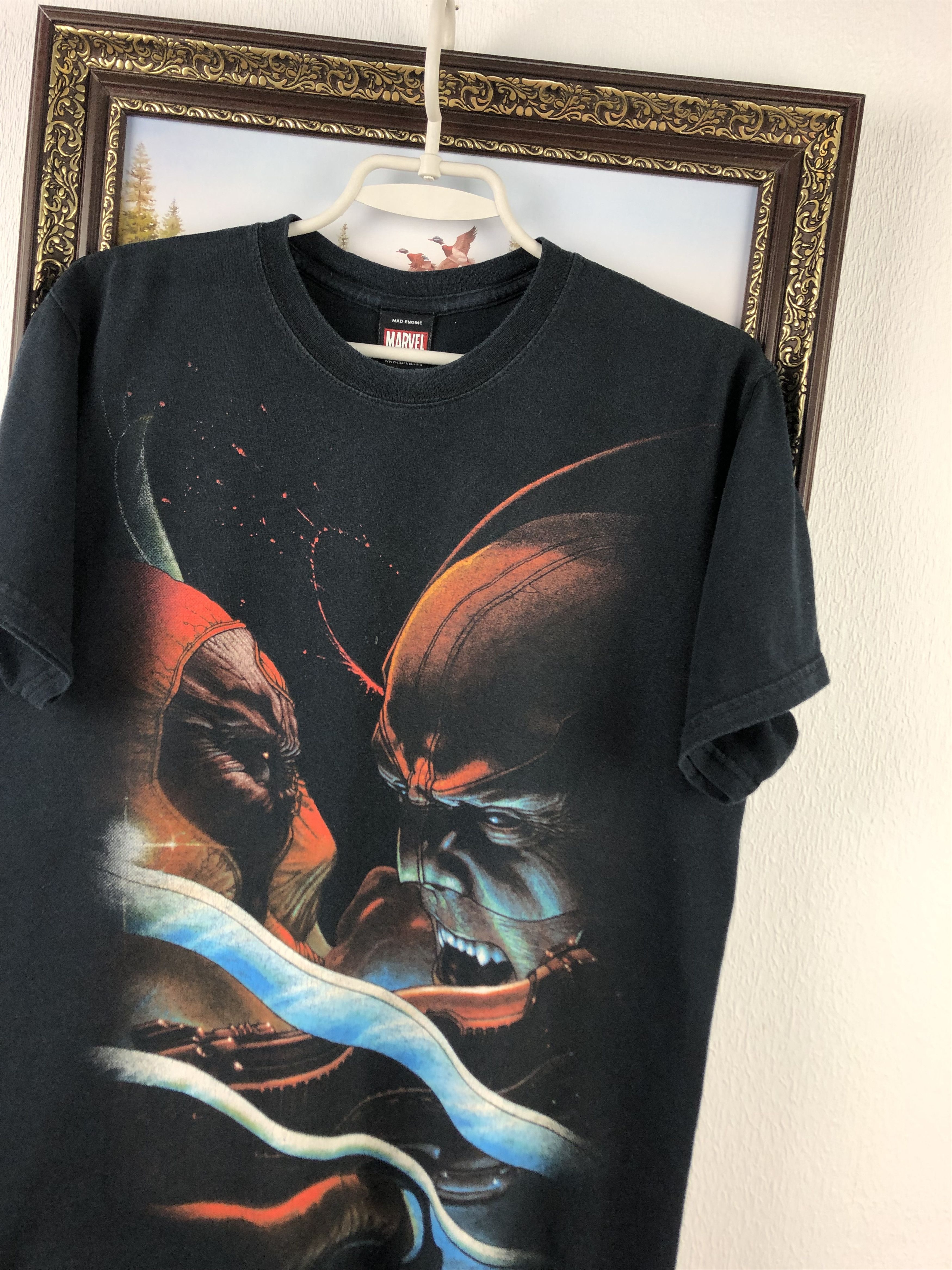 Marvel Comics × Vintage Vintage Deadpool Vs Wolverine Shirt Mad Engine Marvel Comics Size US M / EU 48-50 / 2 - 4 Thumbnail