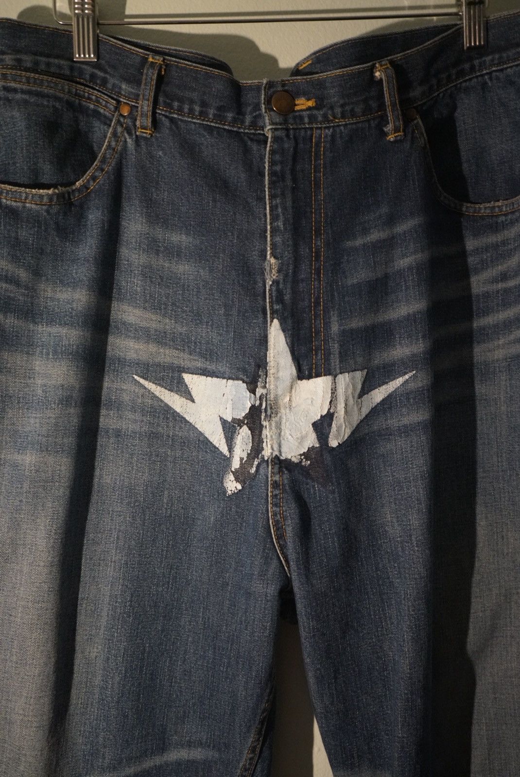 Bape Bape star denim crotch vintage Size US 38 / EU 54 - 2 Thumbnail