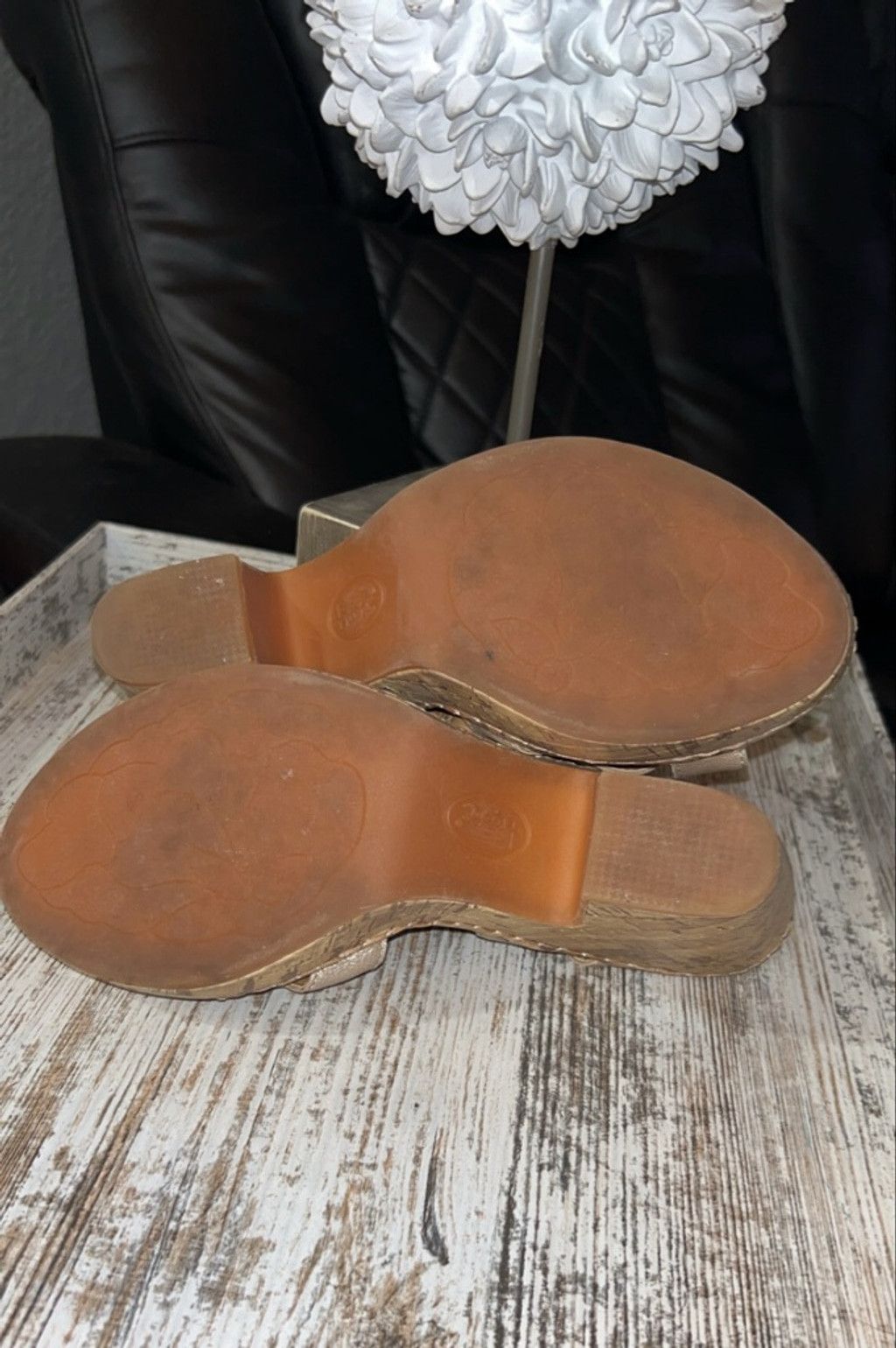 Other Women's B.O.C. Born Concept Gold Cork Wedge Sandals Size 9.5 Size US 9 / IT 39 - 6 Thumbnail
