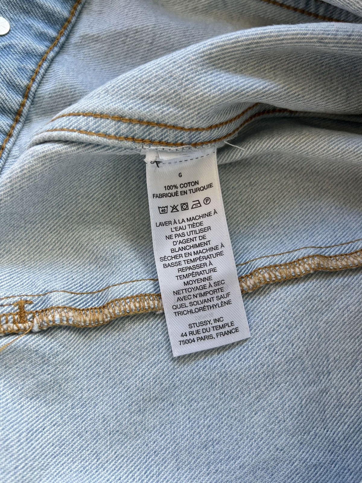 Stussy Stussy Denim Trucker Jacket “Light Wash” Large Size US L / EU 52-54 / 3 - 10 Thumbnail