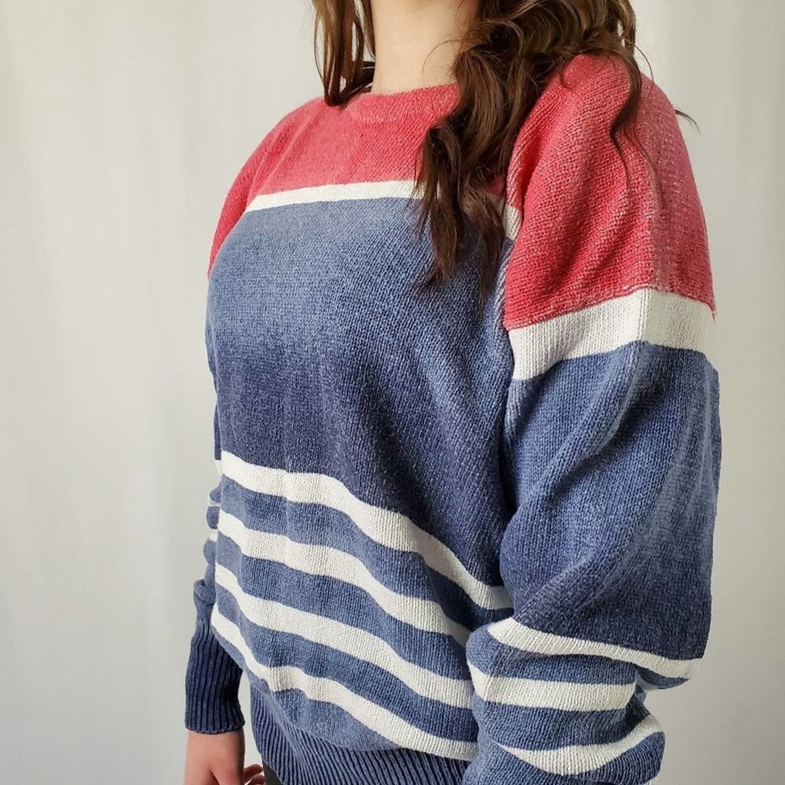 Ralph Lauren Ralph Lauren Oversized Chunky Striped Sweater - XL Size XL / US 12-14 / IT 48-50 - 3 Thumbnail