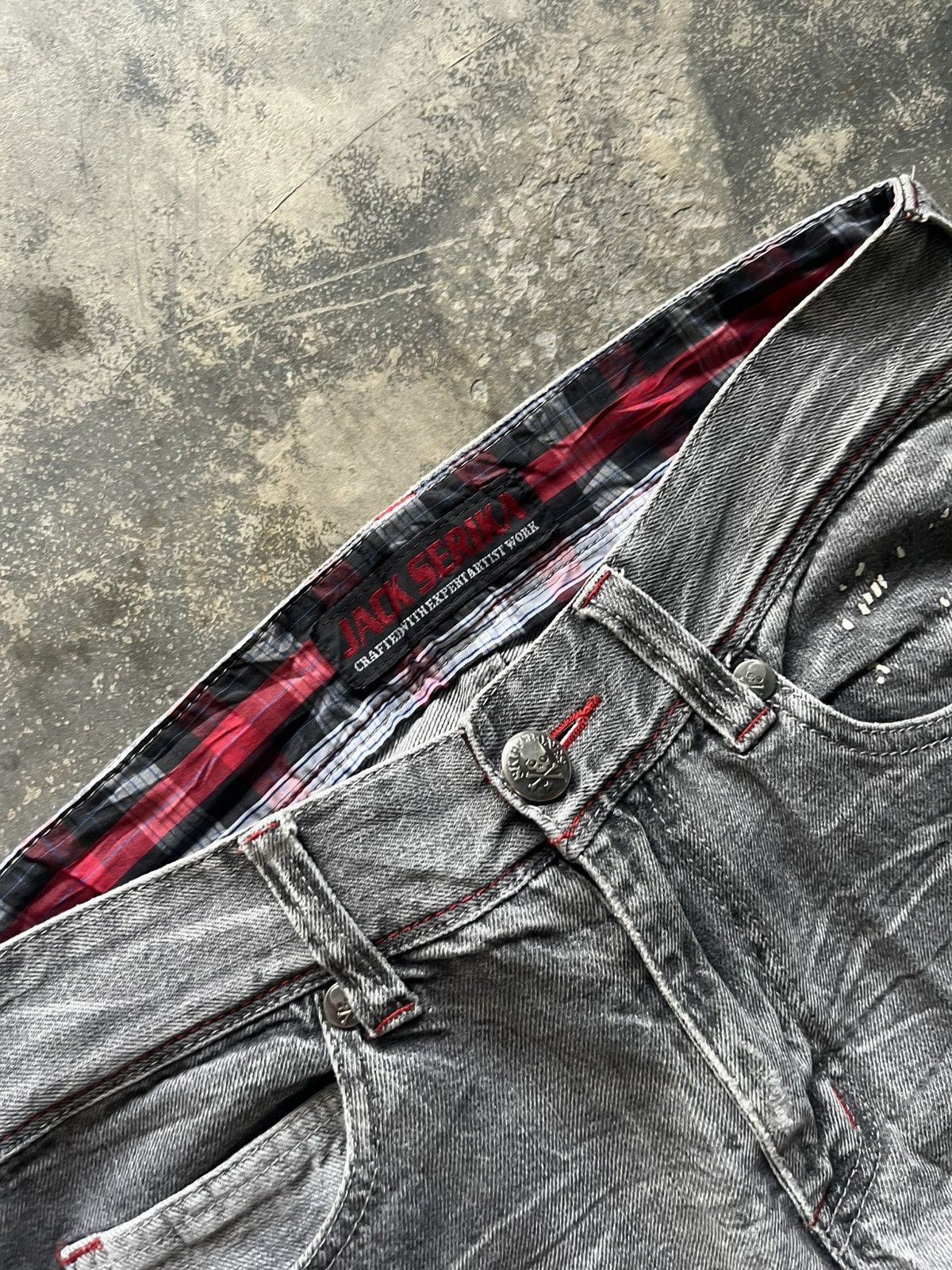 Hysteric Glamour Jack Serika poem punk jeans Size US 32 / EU 48 - 4 Thumbnail