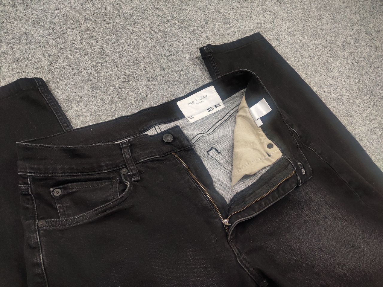 Rag & Bone Rag & Bone New York Design Black Washed Denim Jeans Vintage Size US 32 / EU 48 - 8 Thumbnail